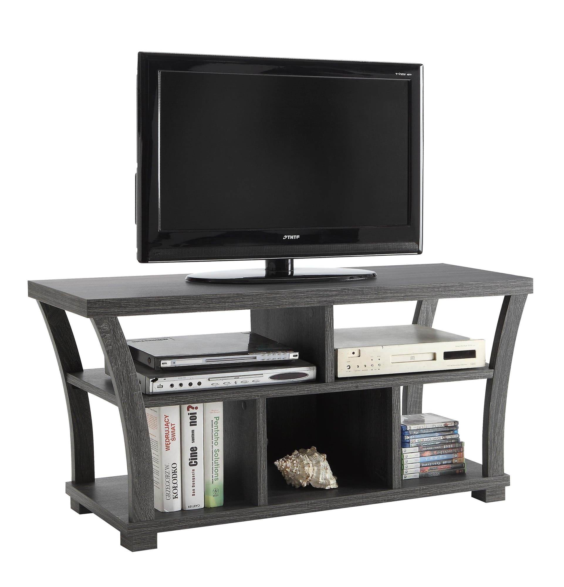 Draper Gray TV Stand - Image 1