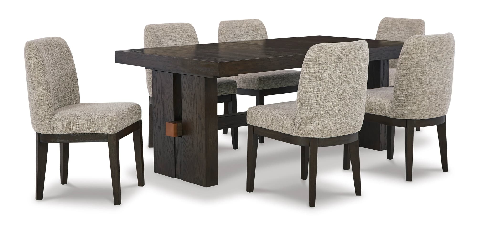 Burkhaus Dark Brown Dining Room Set - Image 1