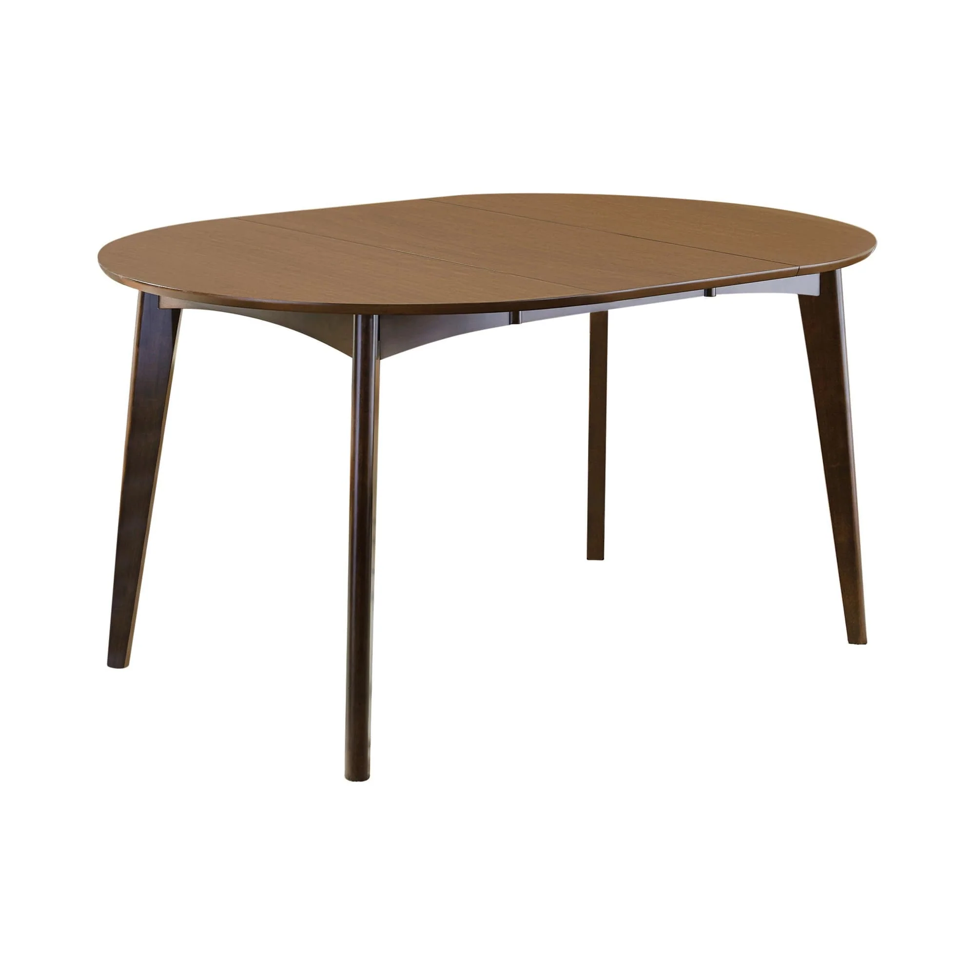 Malone Oval Dining Table Dark Walnut - Image 1