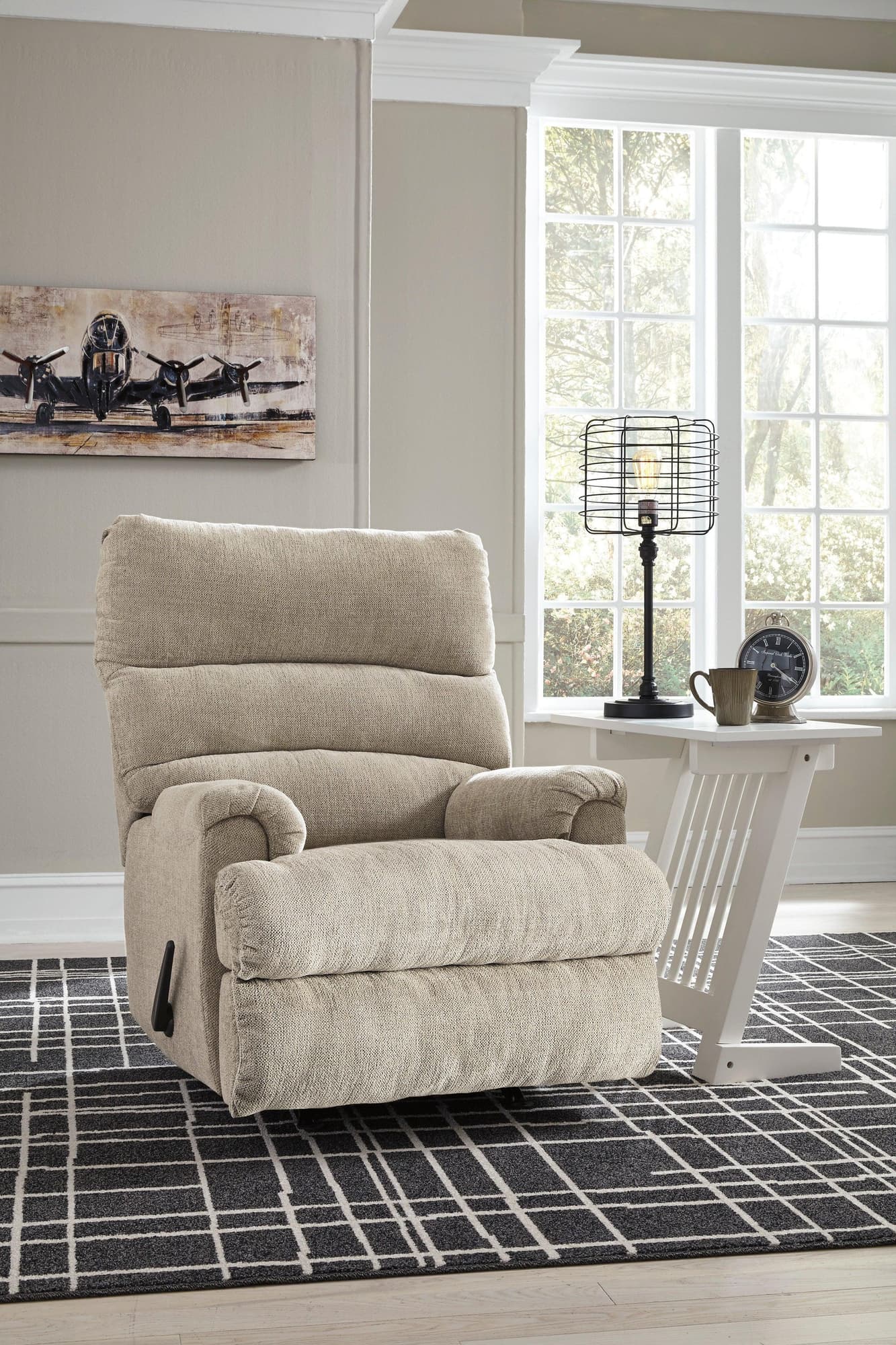 Rocker Brown Recliner - Image 1