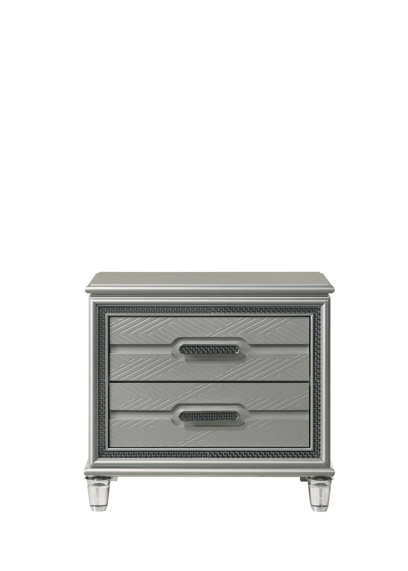 Amiri Gray Nightstand - Image 1