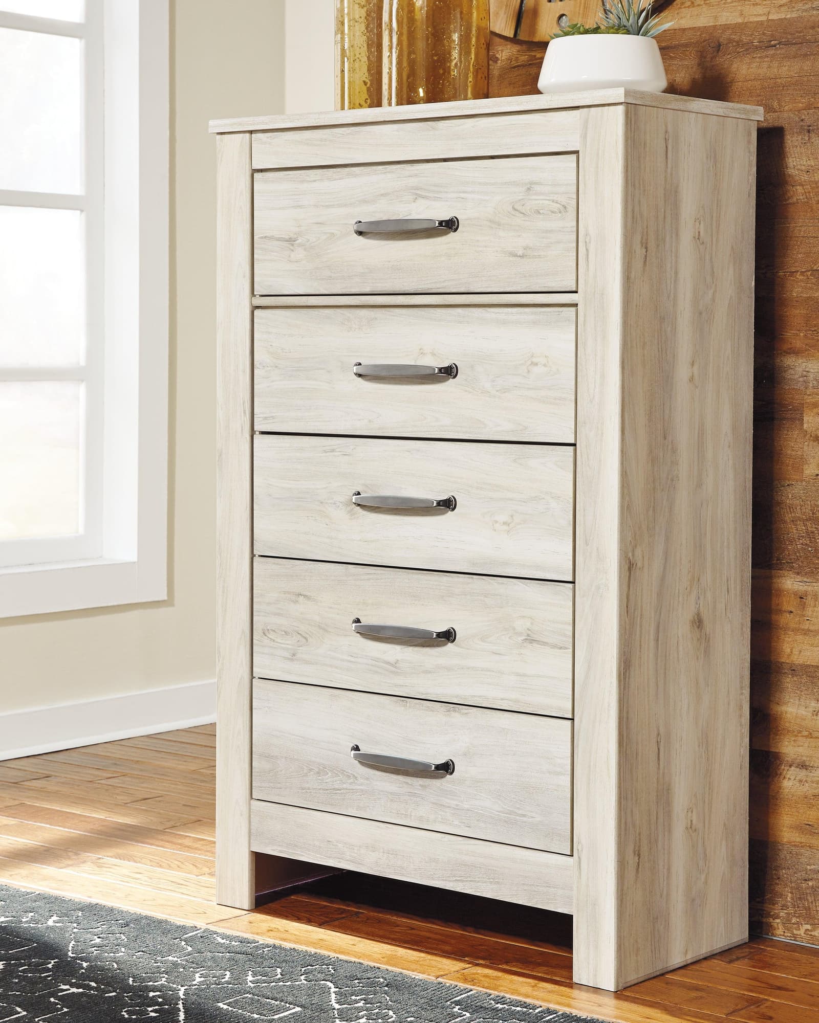 Bellaby Whitewash Chest Of Drawers - Image 1