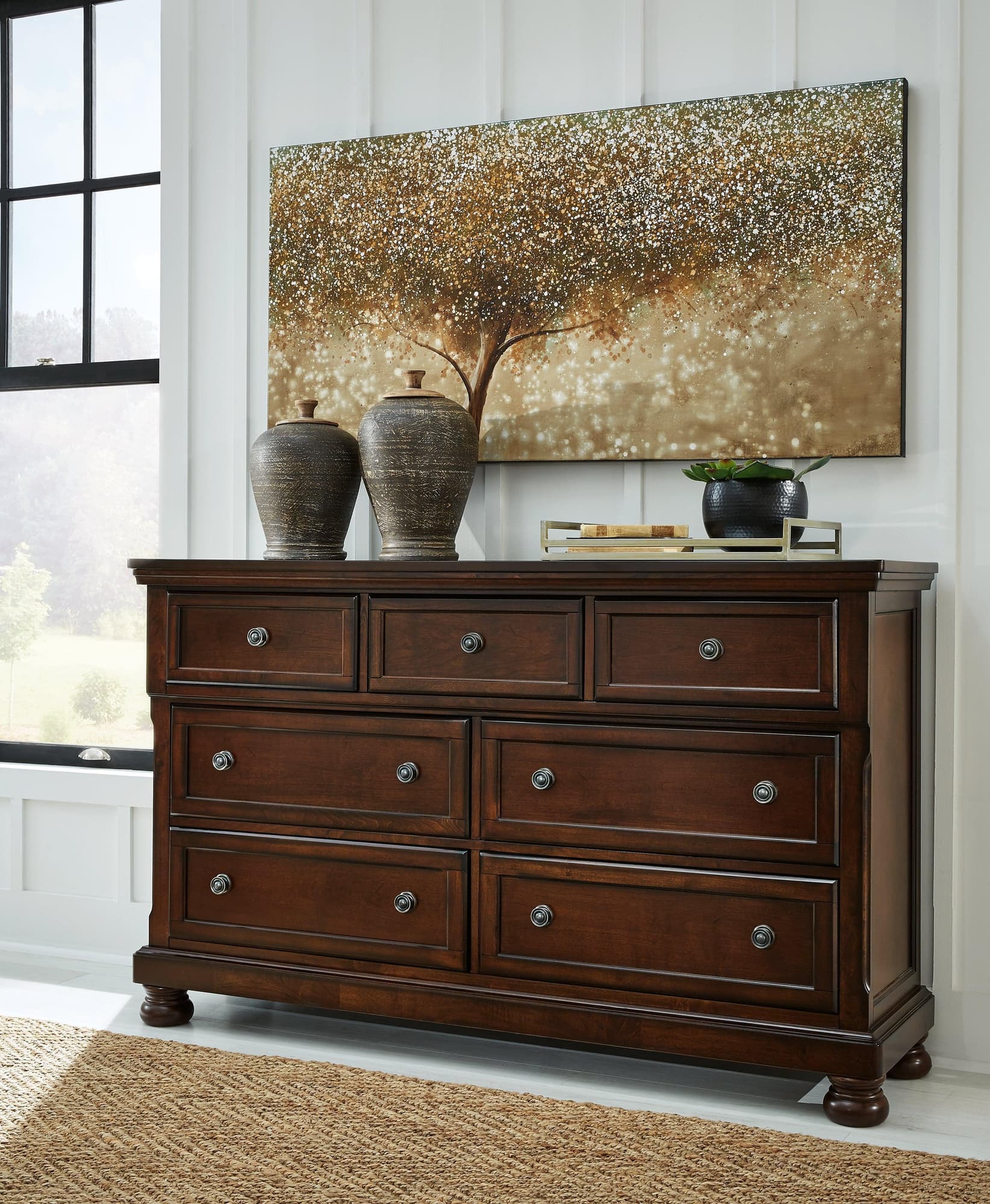 Porter Rustic Brown Dresser - Image 1