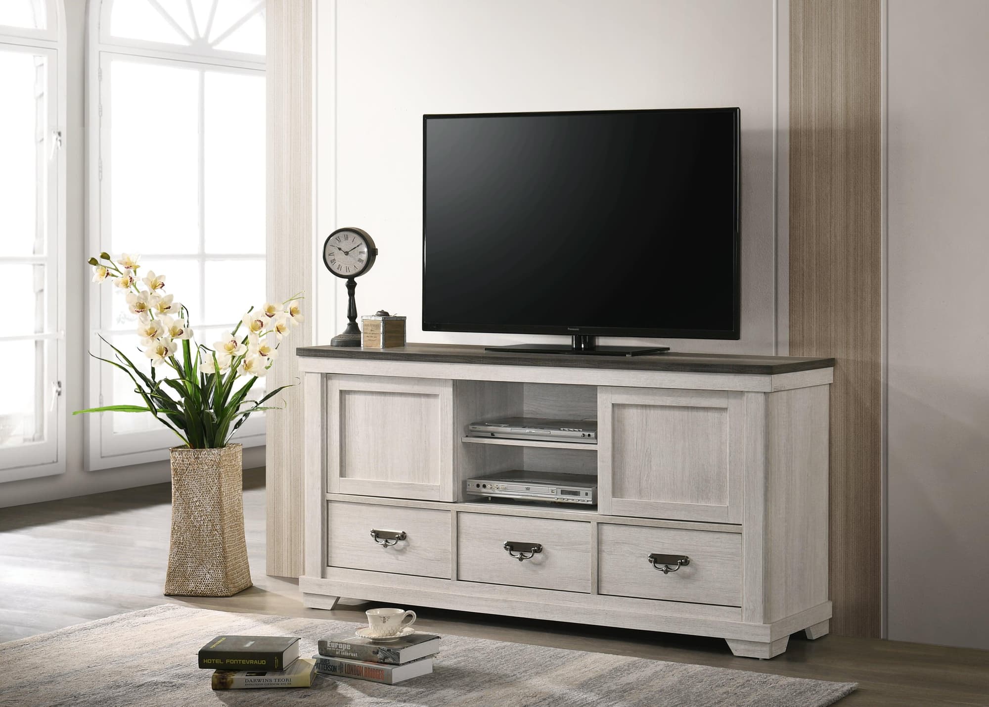 Leighton Cream TV Stand - Image 1