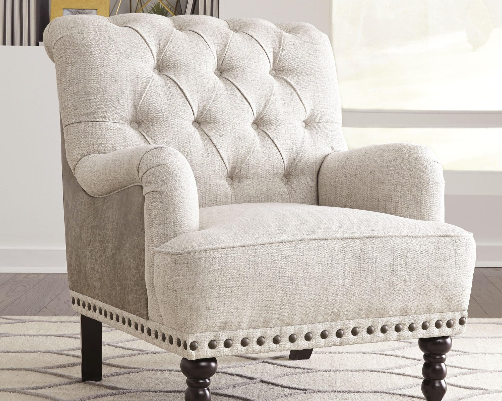 Tartonelle Ivory Taupe Accent Chair - Image 1