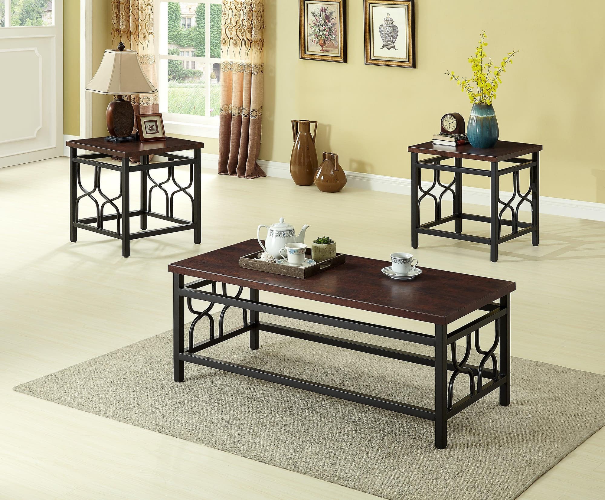 Benjamin Brown 3-Piece Coffee Table Set