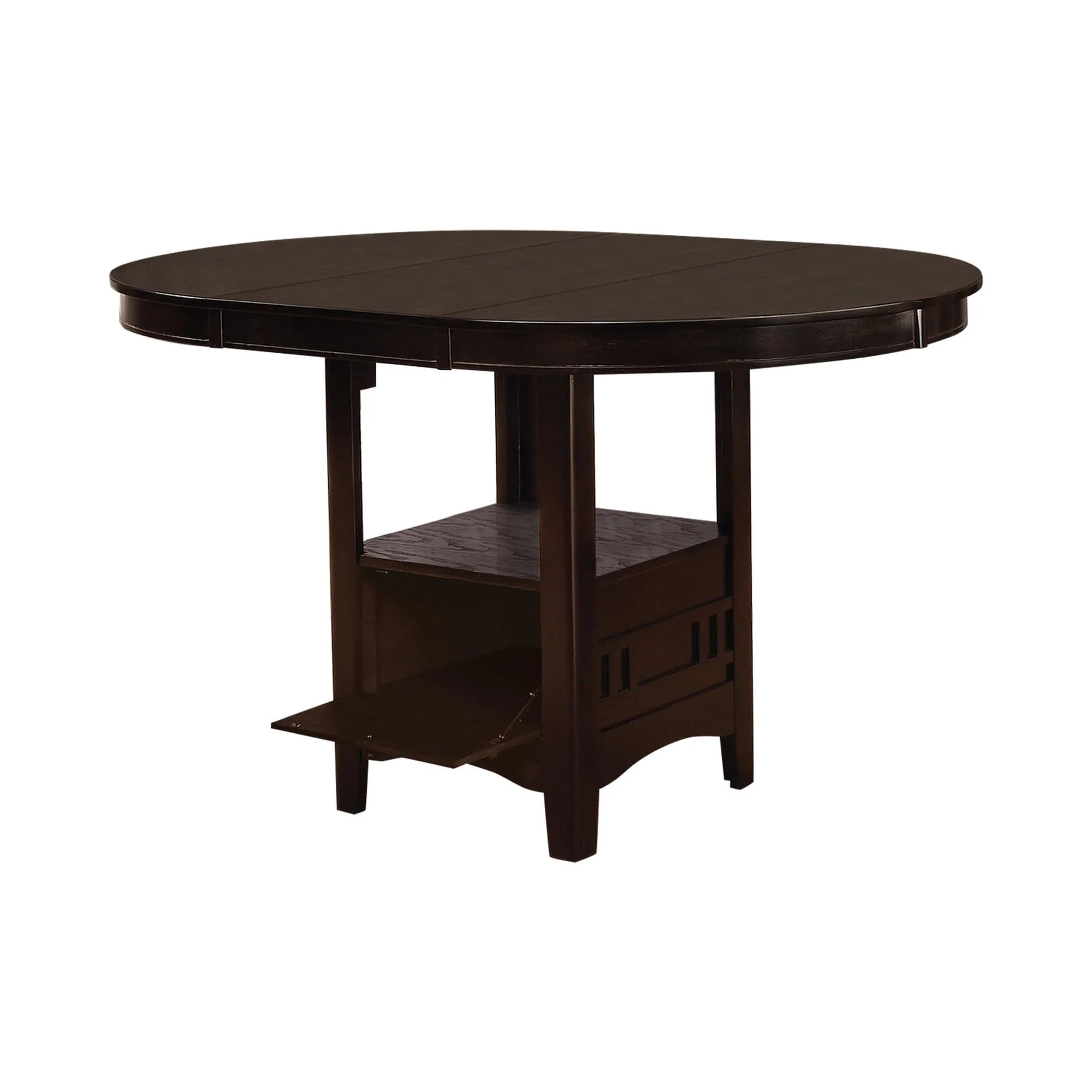 Lavon Oval Counter Height Table Espresso - Image 1