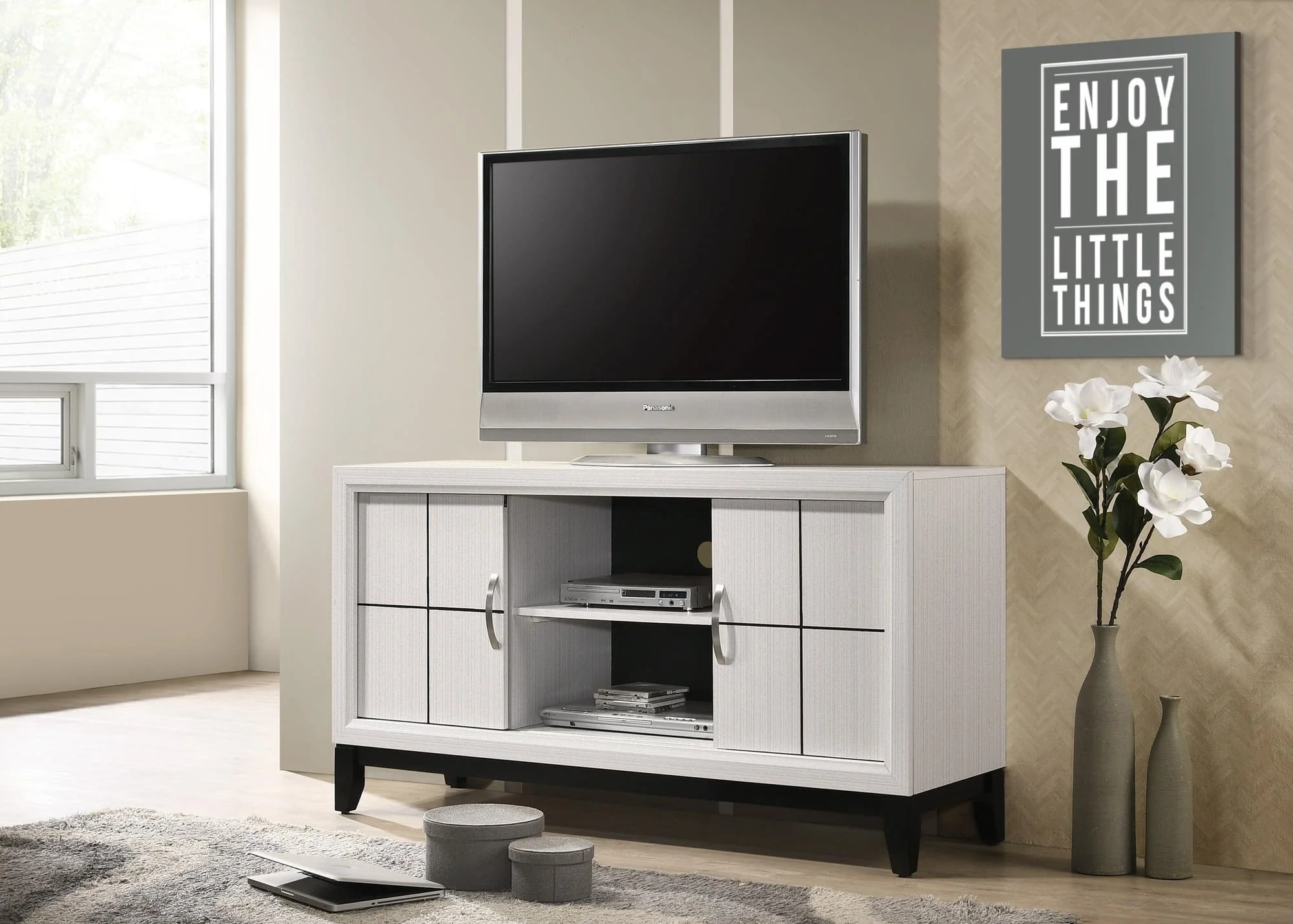 Akerson Chalk TV Stand - Image 1