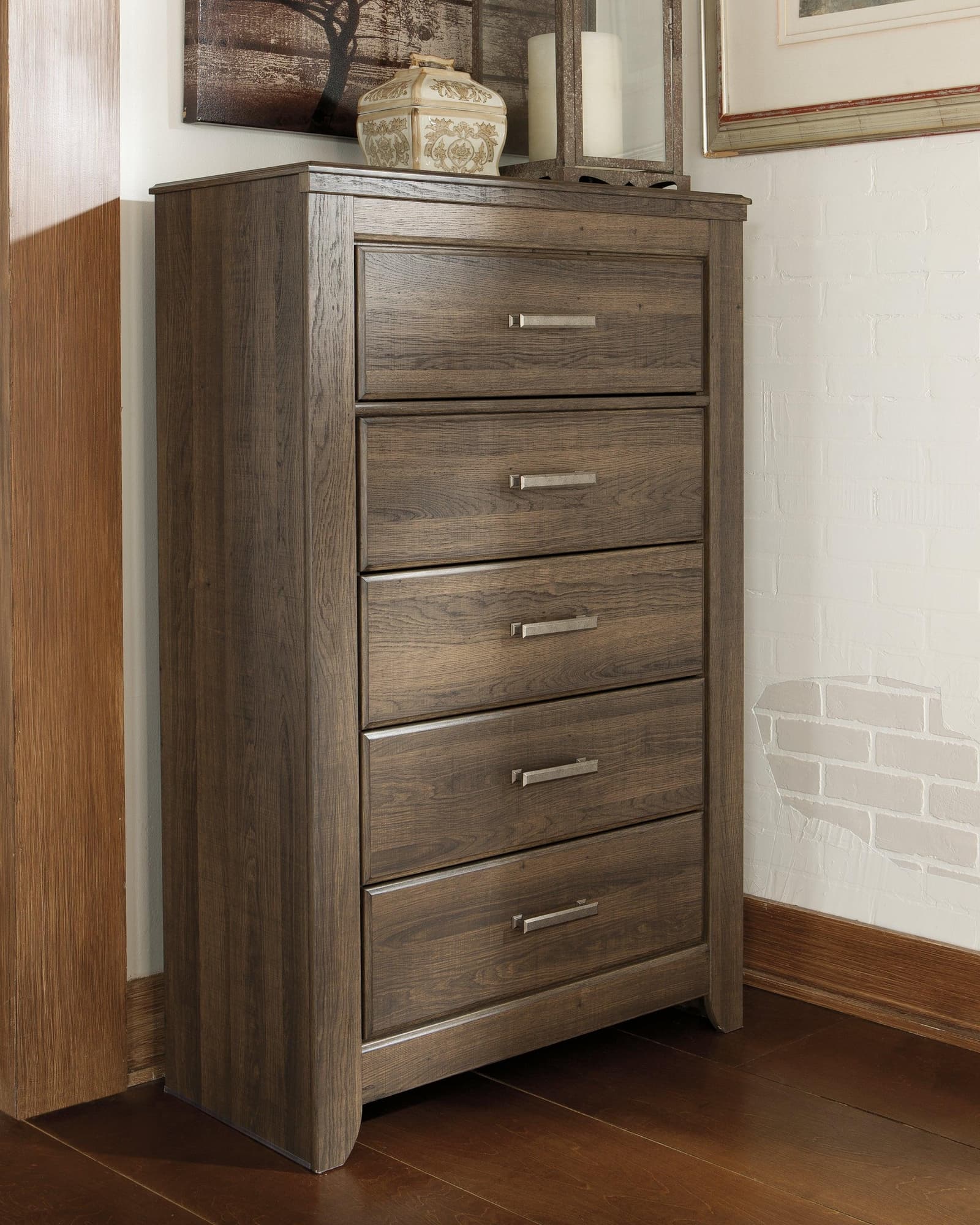 Juararo Dark Brown Chest Of Drawers - Image 1