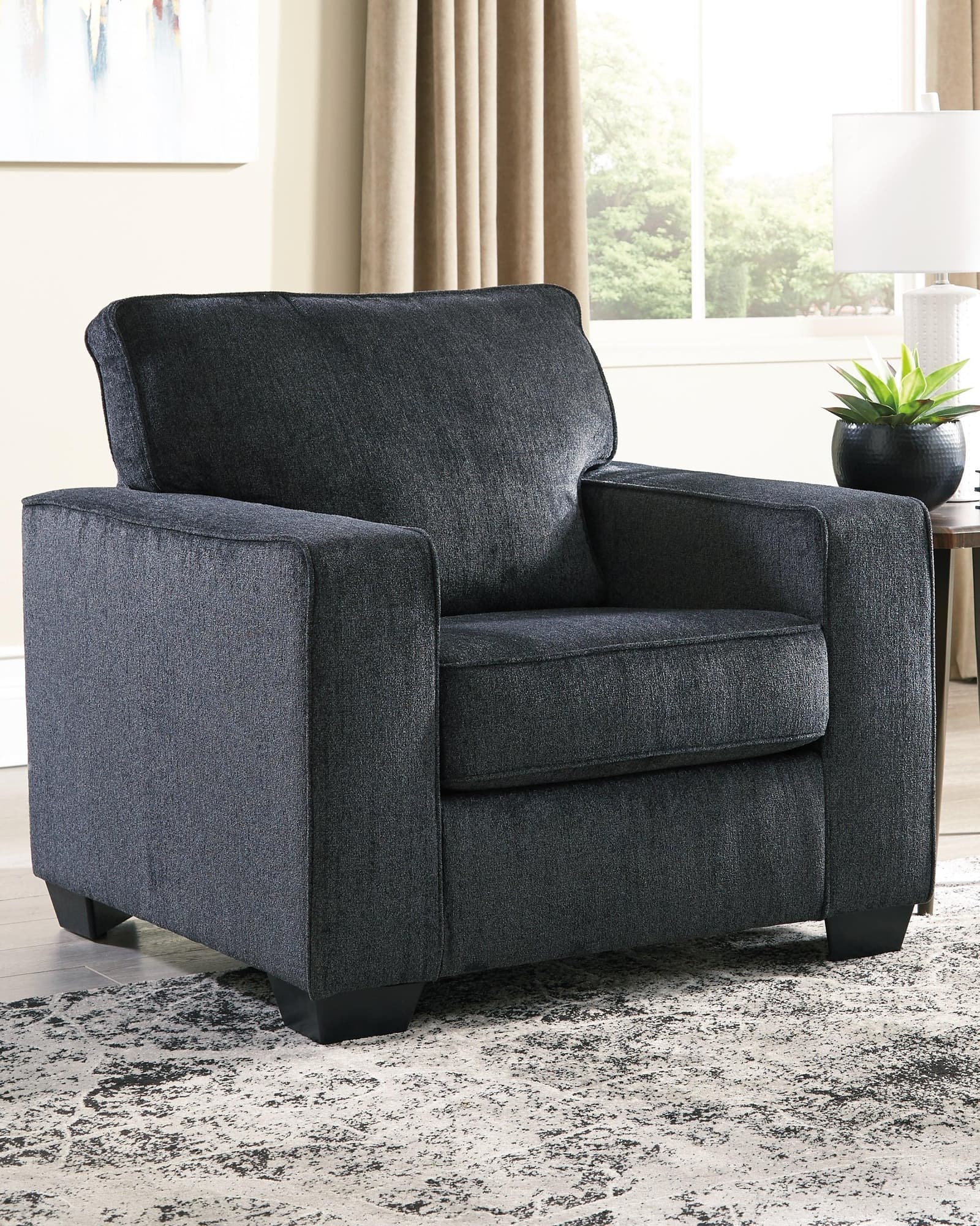 Altari Slate Chenille Chair