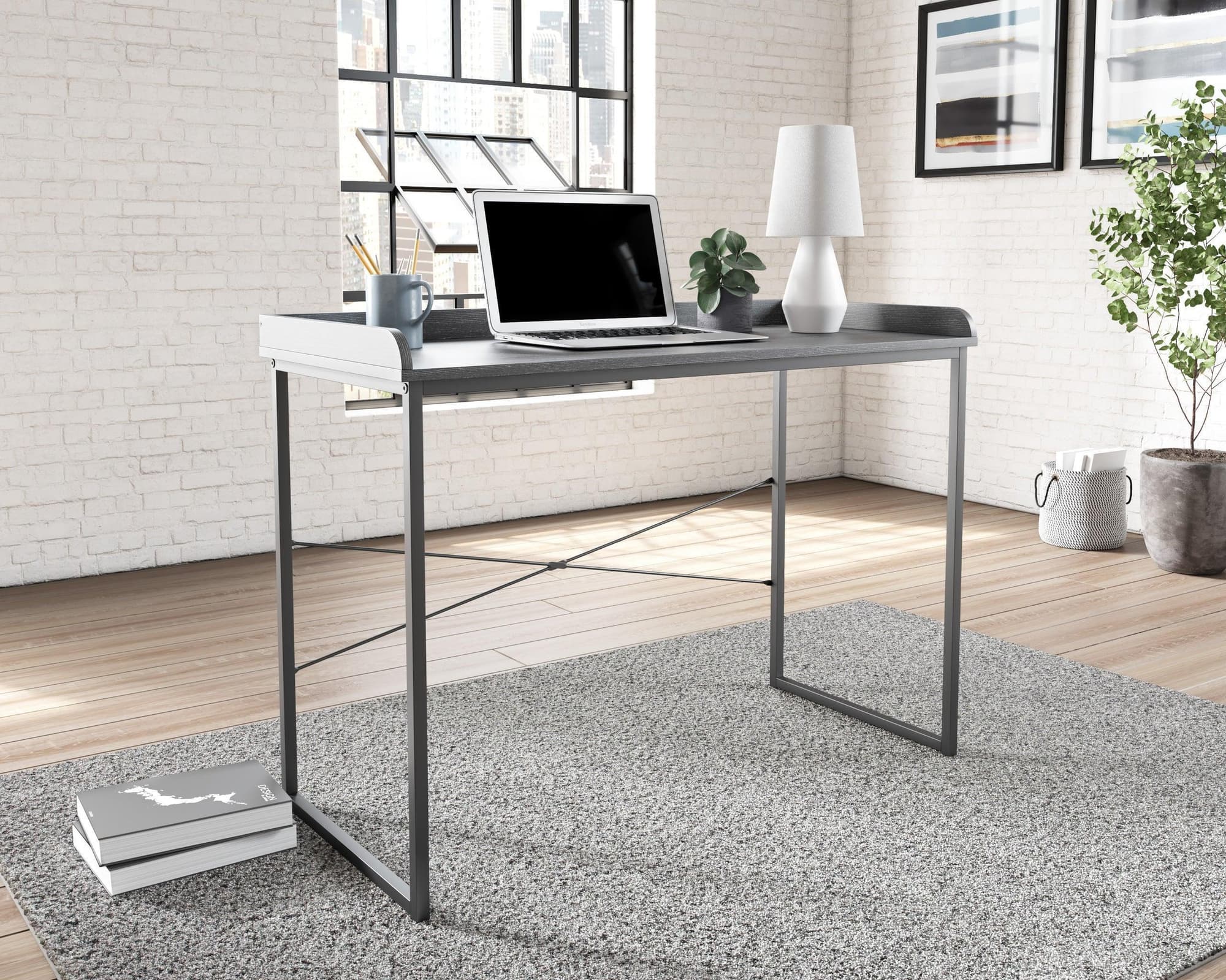 Yarlow Black Computer Home Office Desk