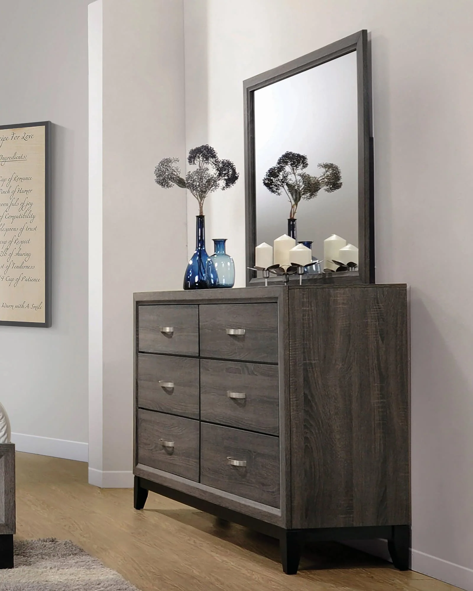 Watson Mirror Gray Oak - Image 1