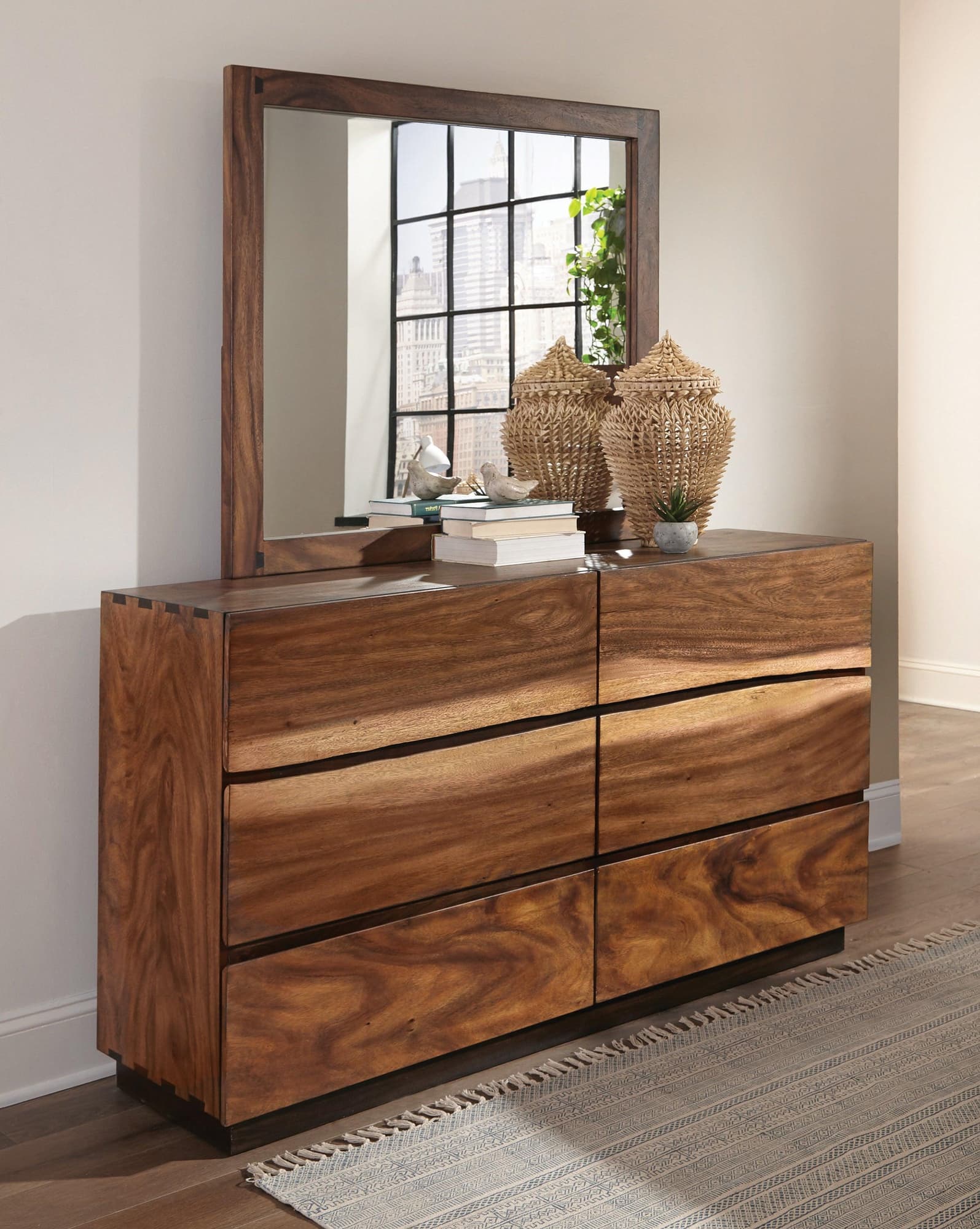 Winslow Mirror Smokey Walnut - Image 1
