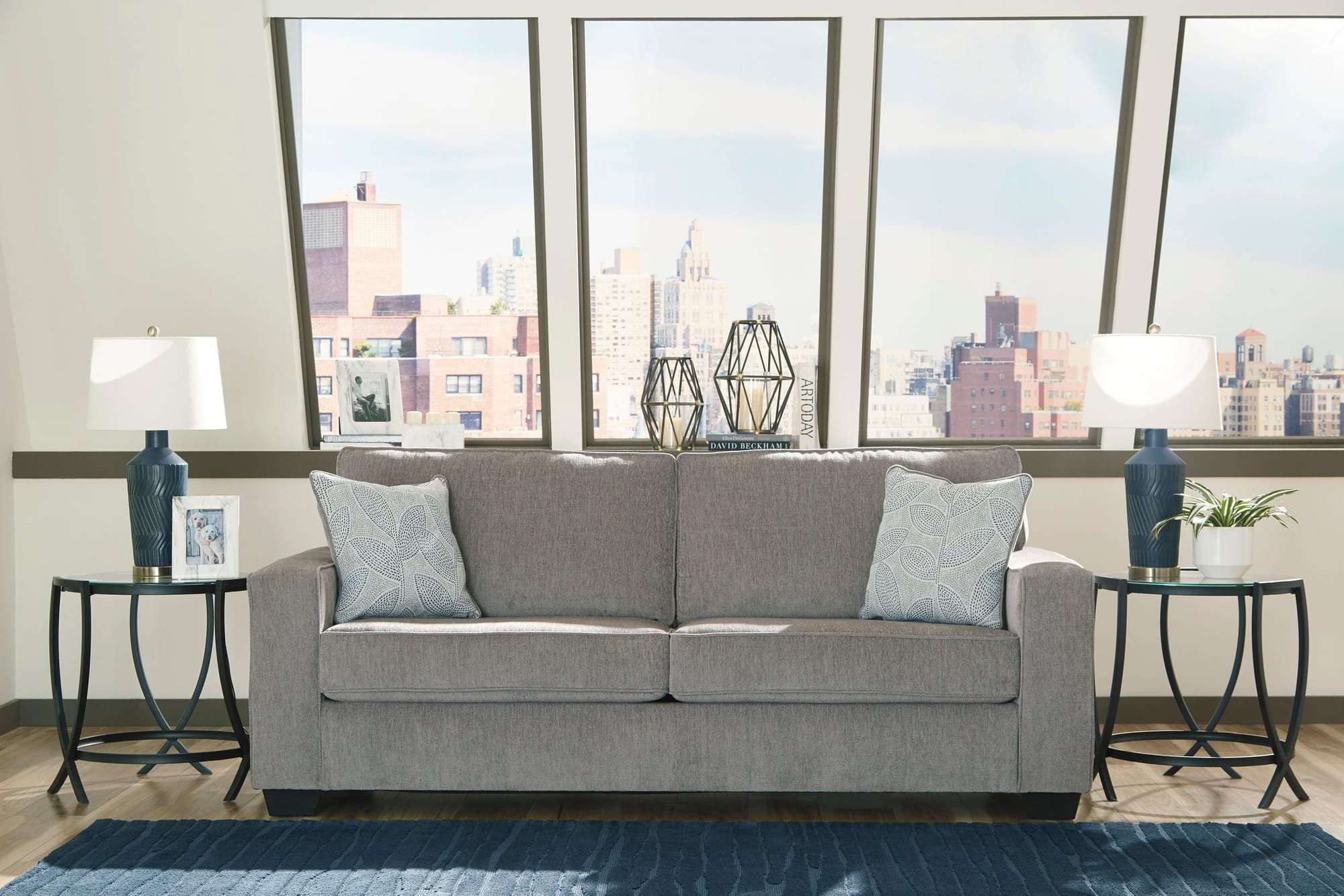Ashley Altari Gray Conventional Fabric Queen Sleeper Sofa