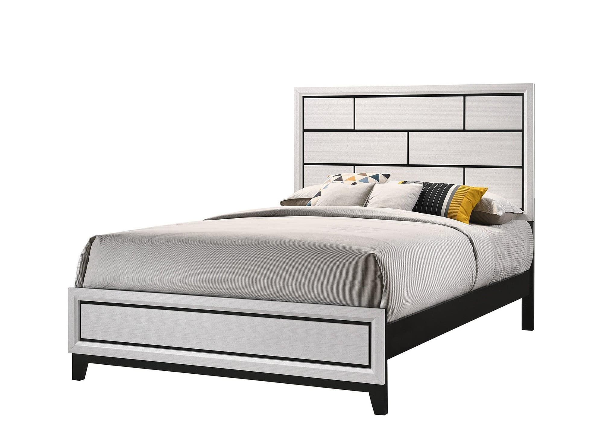 Akerson Chalk Panel Queen Bed