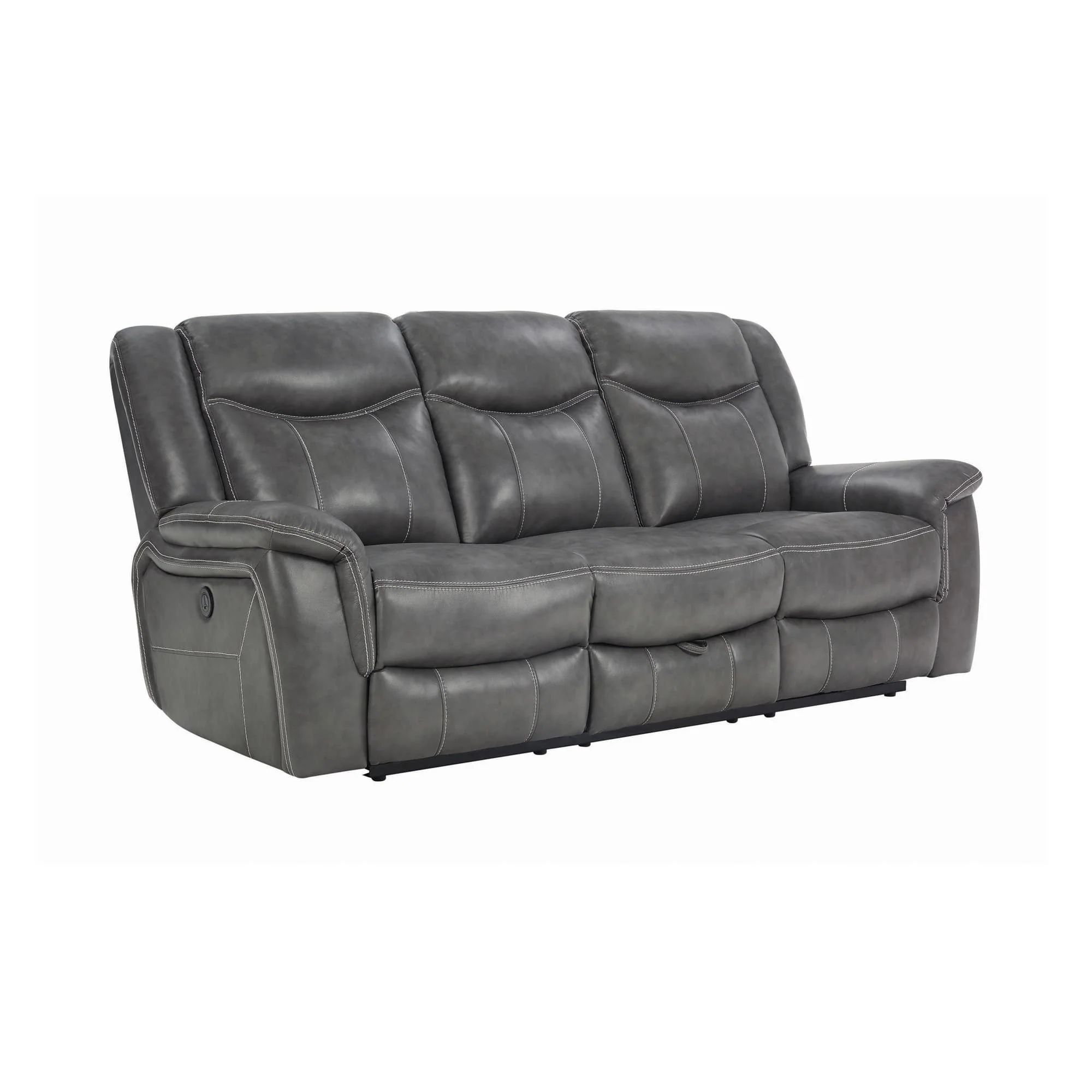 Conrad Upholstered Motion Sofa Cool Grey - Image 1