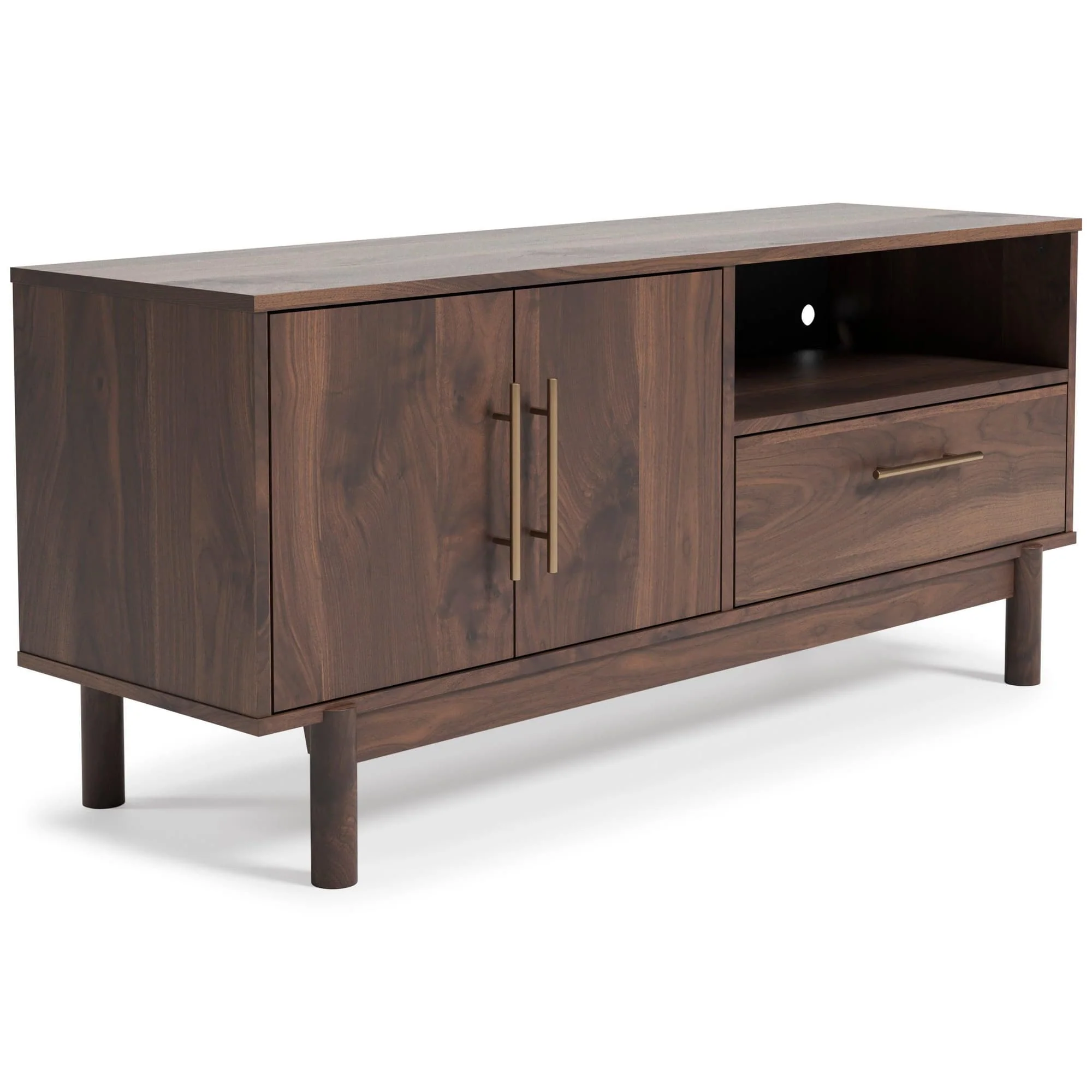 Brymont Mocha Brown TV Stand With Cabinet Storage - Image 1