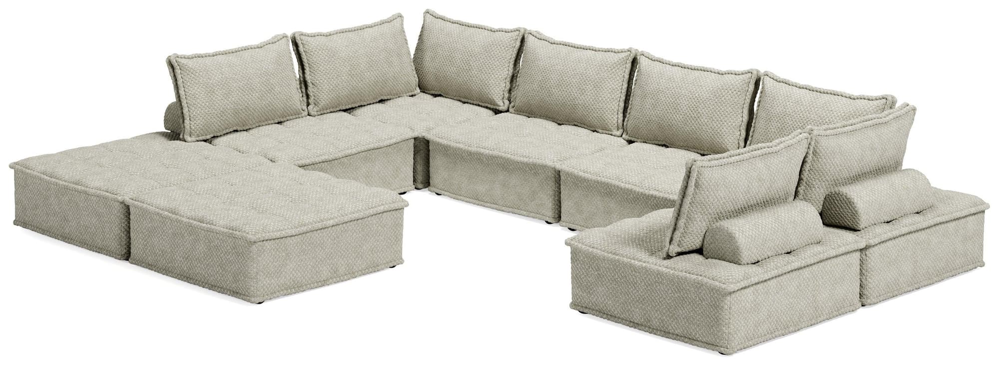 Bales Taupe 8-Piece Modular Seating - Image 1