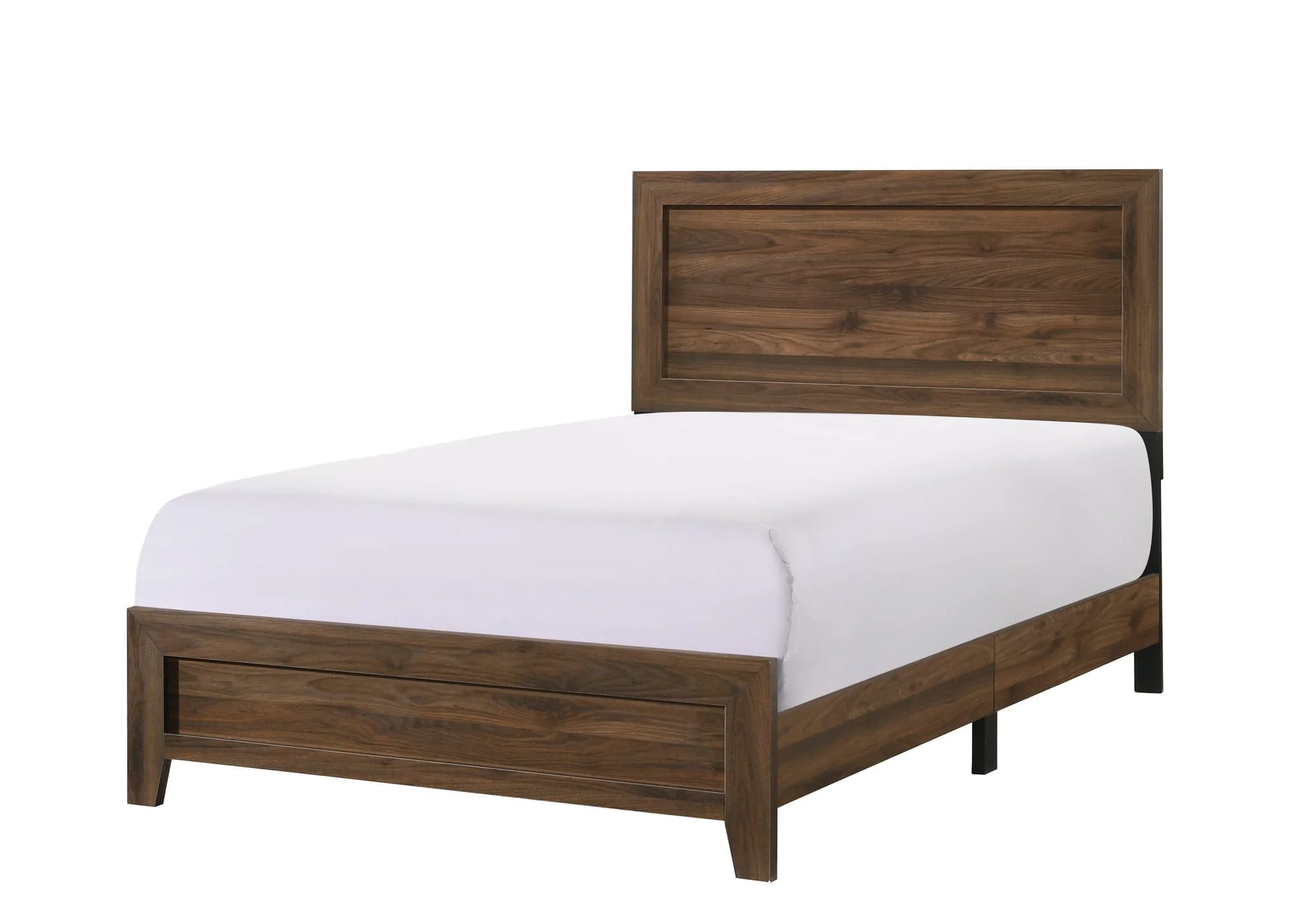 Millie Cherry Brown Panel Full Bed - Image 1