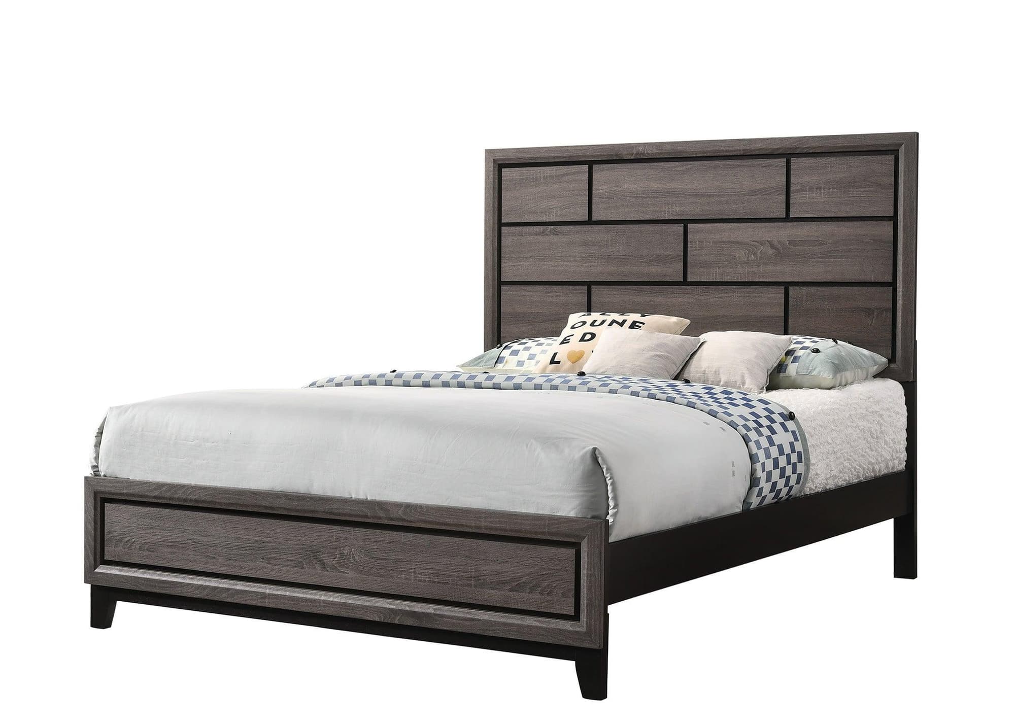Akerson Gray Panel Twin Bed