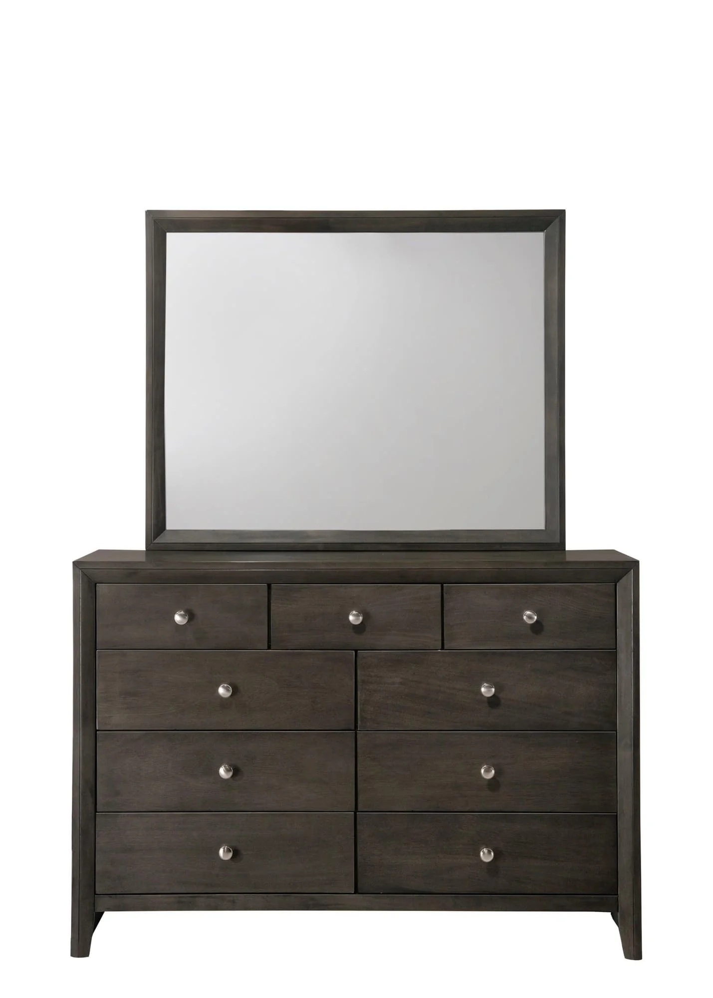 Evan Dresser Gray 7 Drawers - Image 1