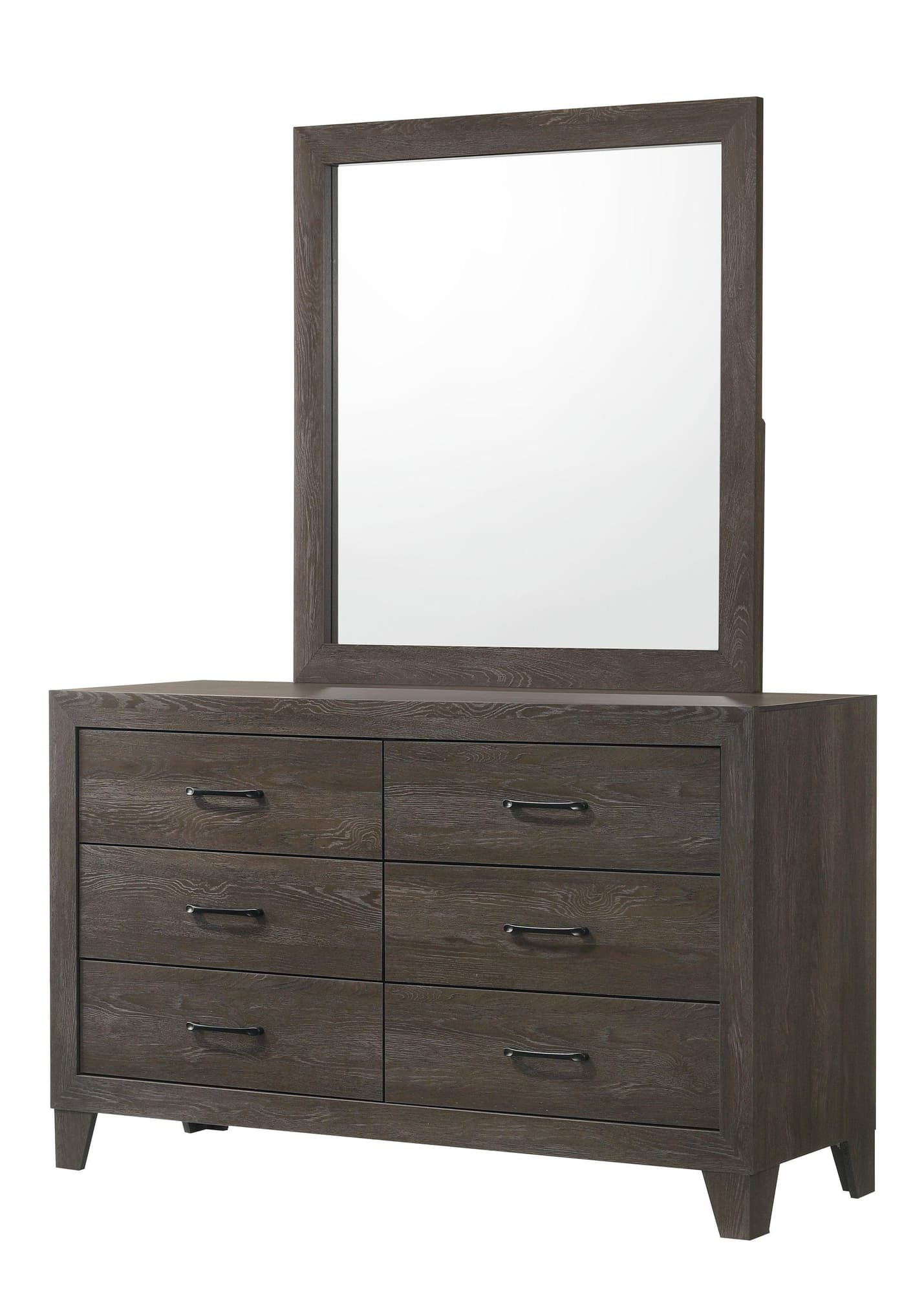 Hopkins Dresser Brown 6 Drawers - Image 1