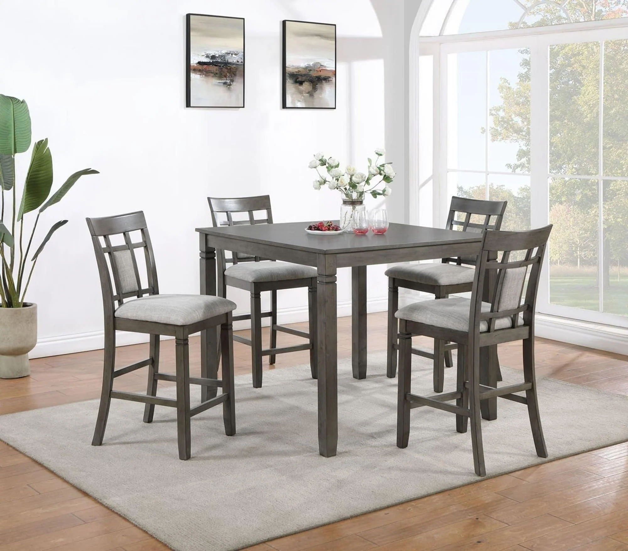 Dima Gray Counter Height Set