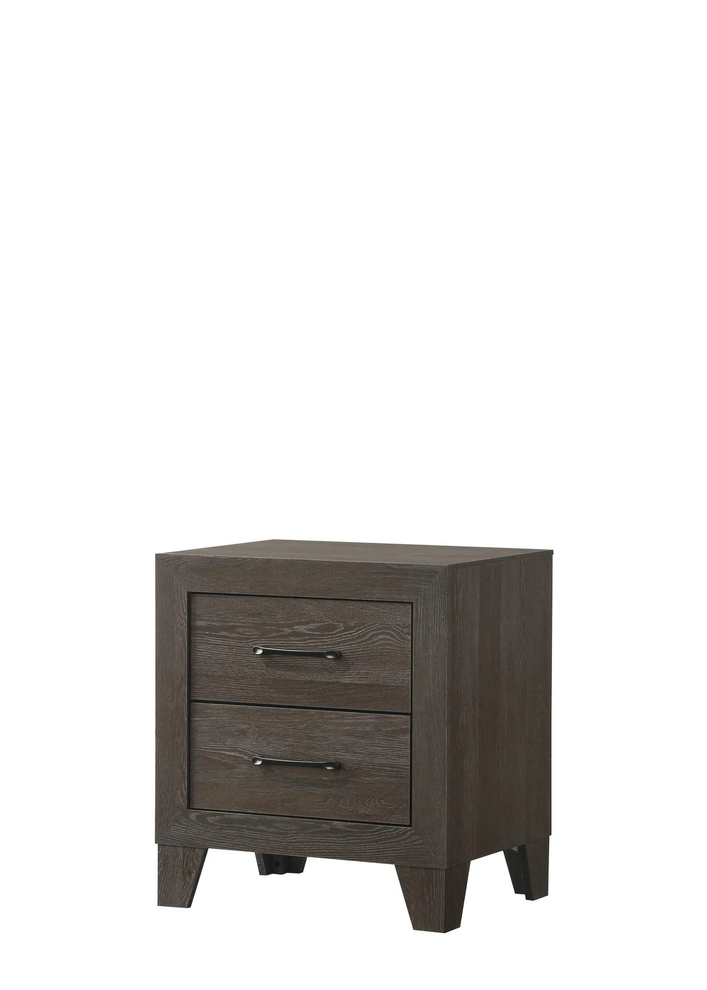 Hopkins Nightstand Brown 2 Drawers - Image 1