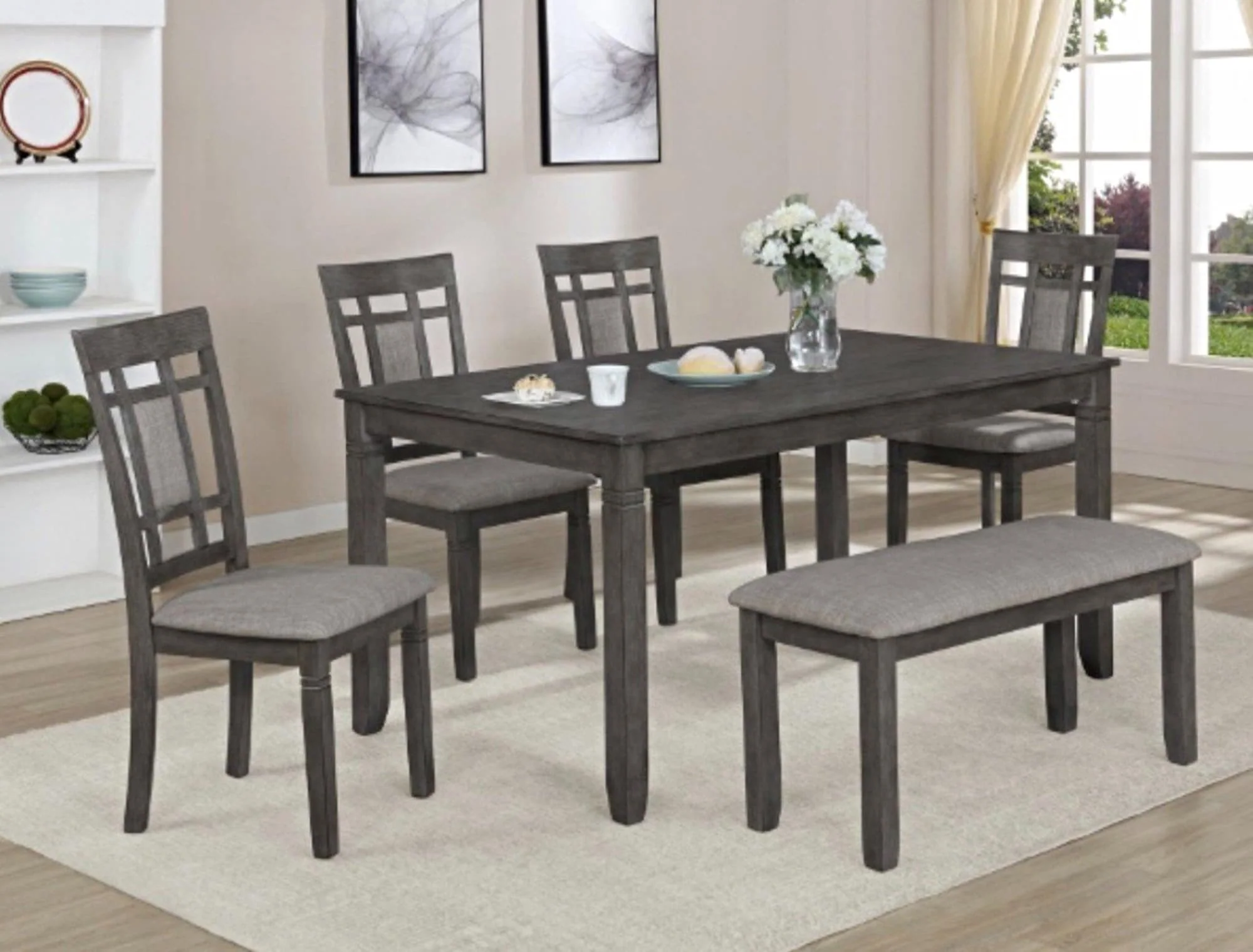 Douma Gray Dining Room Set - Image 1