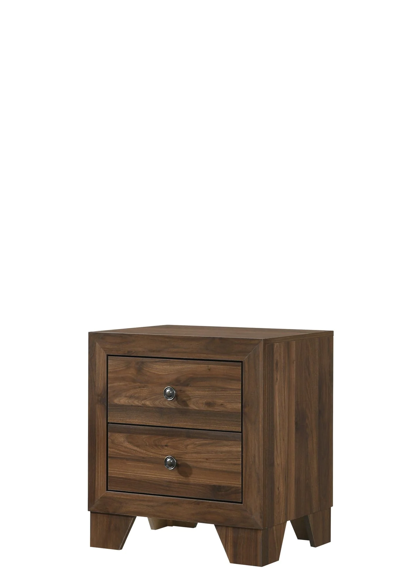 Millie Nightstand Brown Cherry 2 Drawers - Image 1