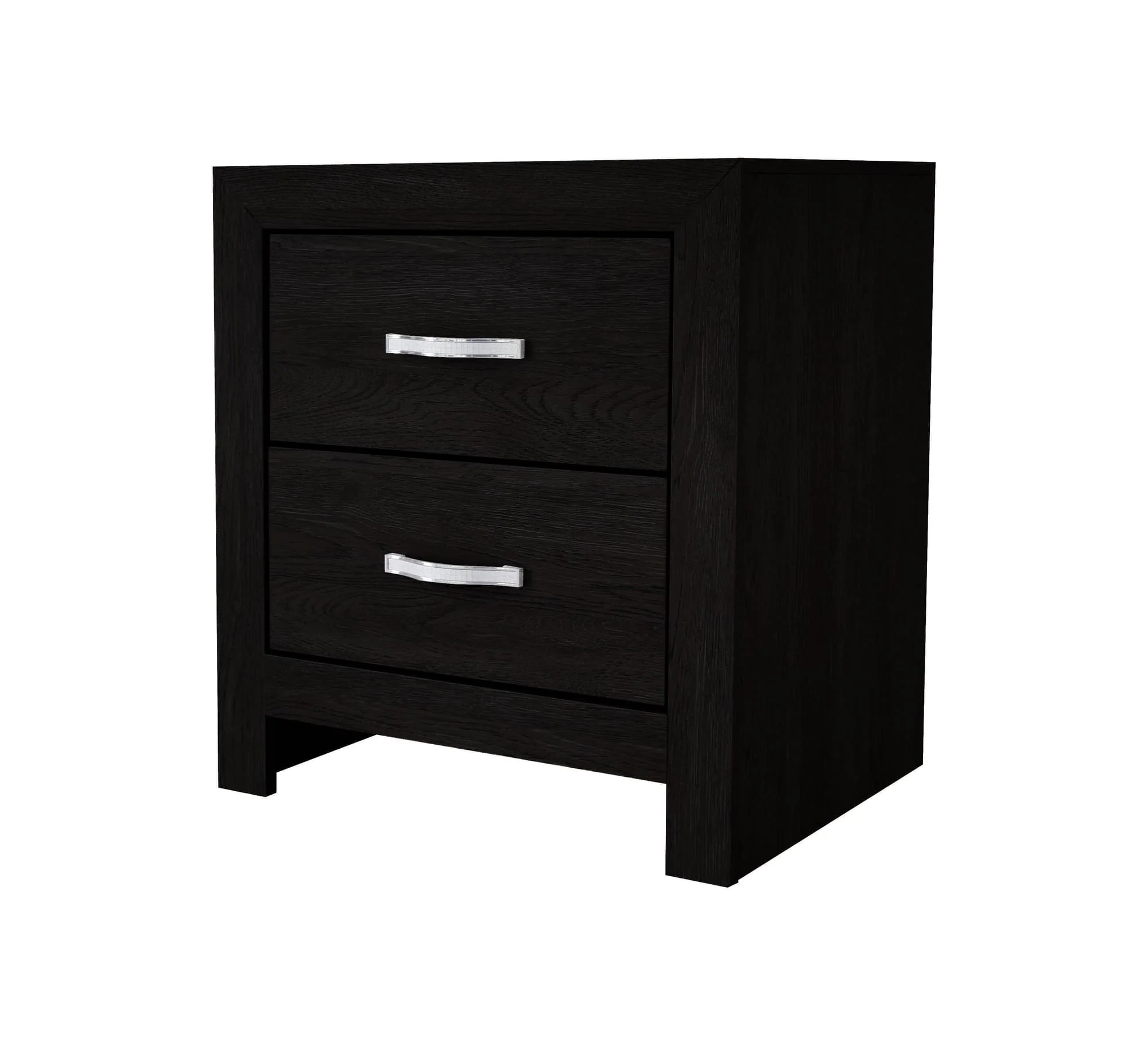 Jaylen Nightstand Black 2 Drawers - Image 1