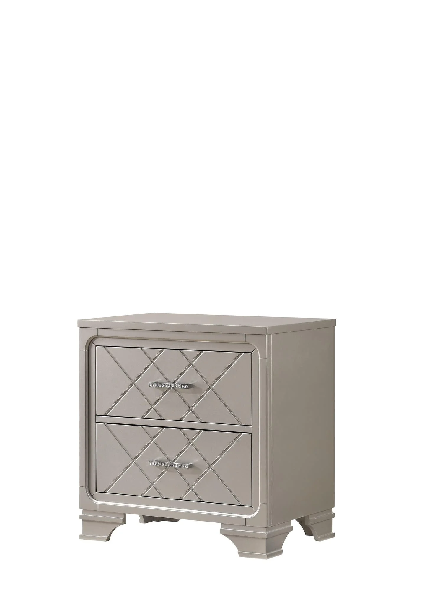 Jaylen Nightstand Cream 2 Drawers - Image 1