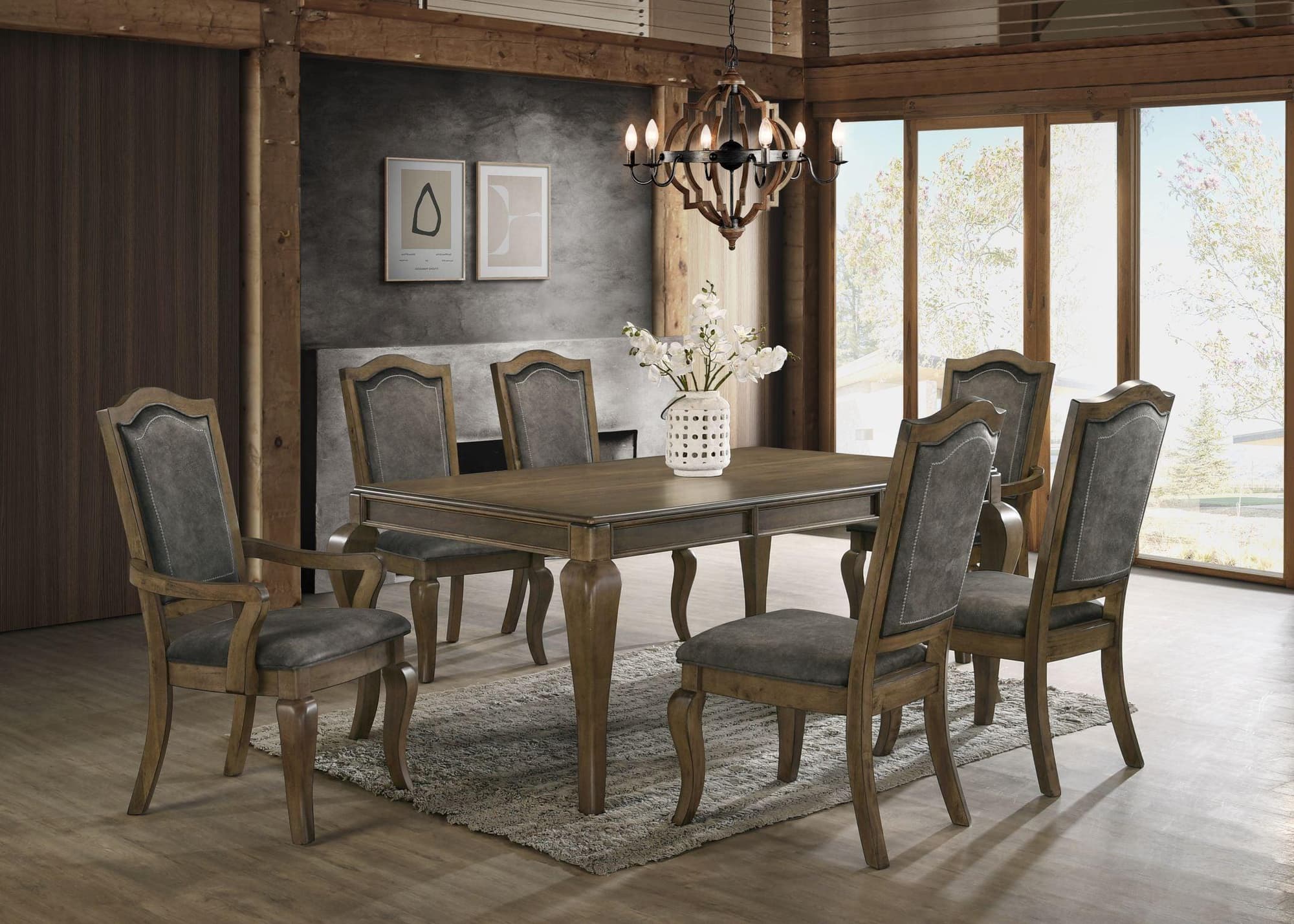 Houston Brown Dining Room Set - Image 1