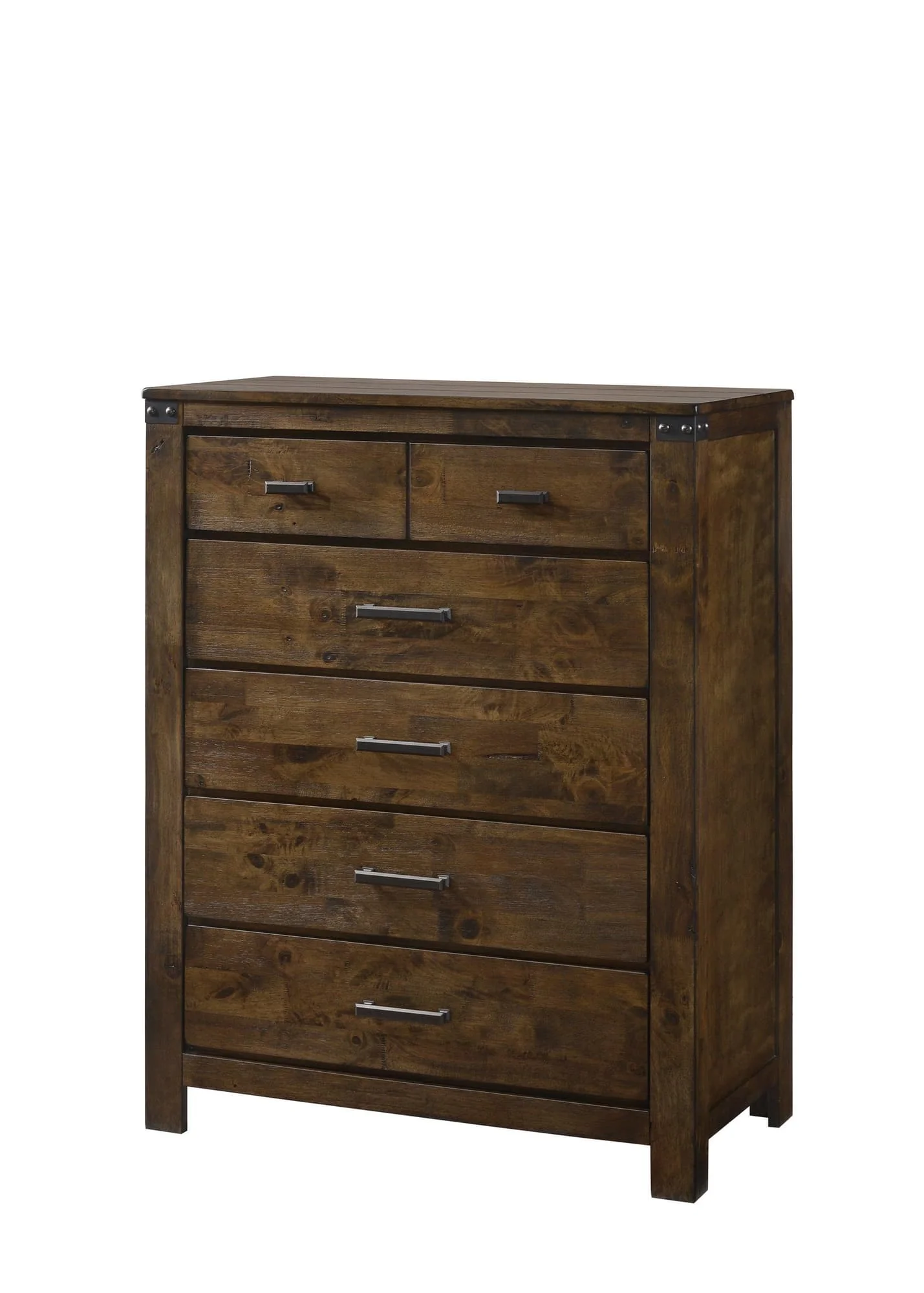 Curtis Chest Brown 6 Drawers - Image 1