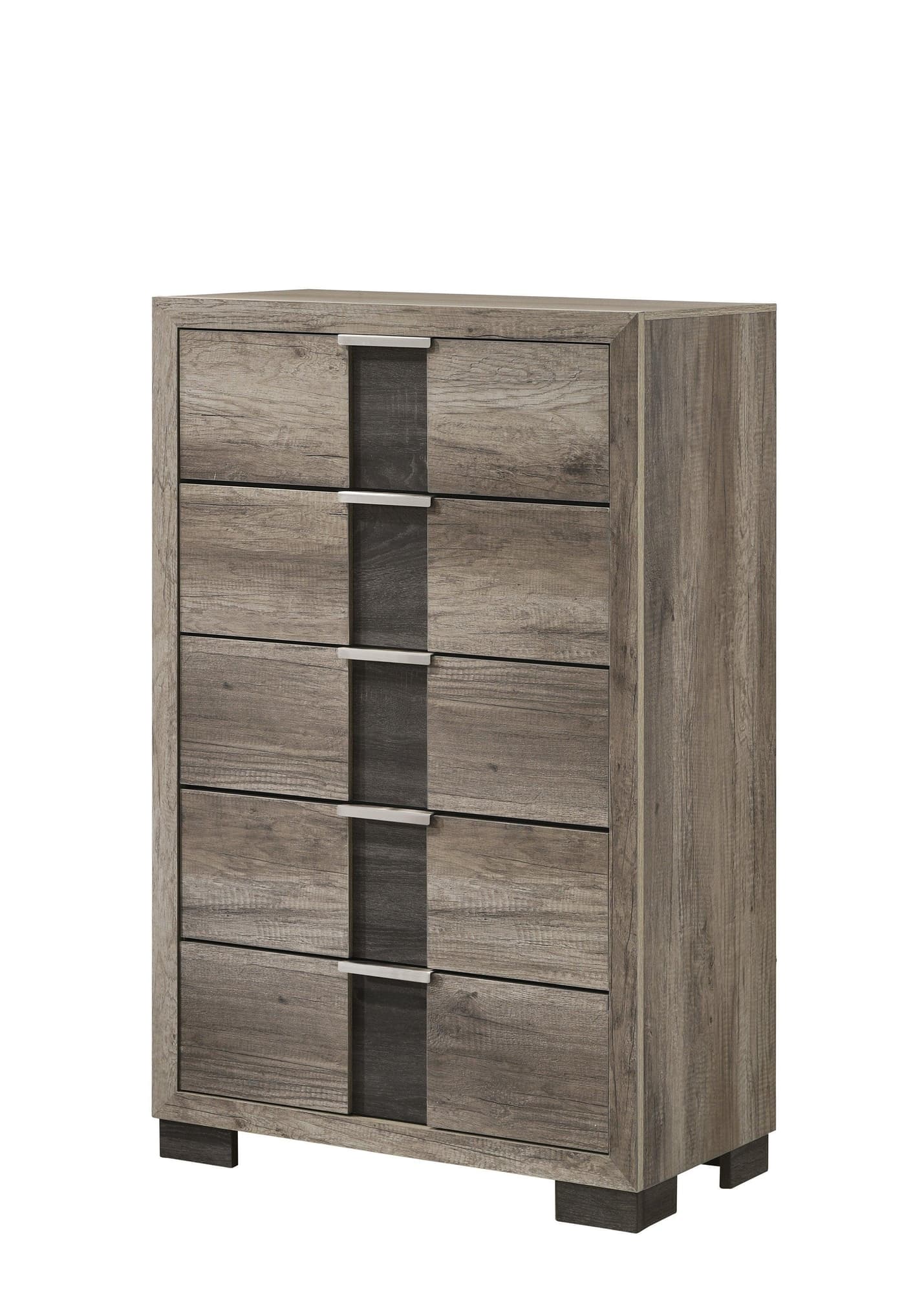 Rangley Chest Gray 5 Drawers - Image 1
