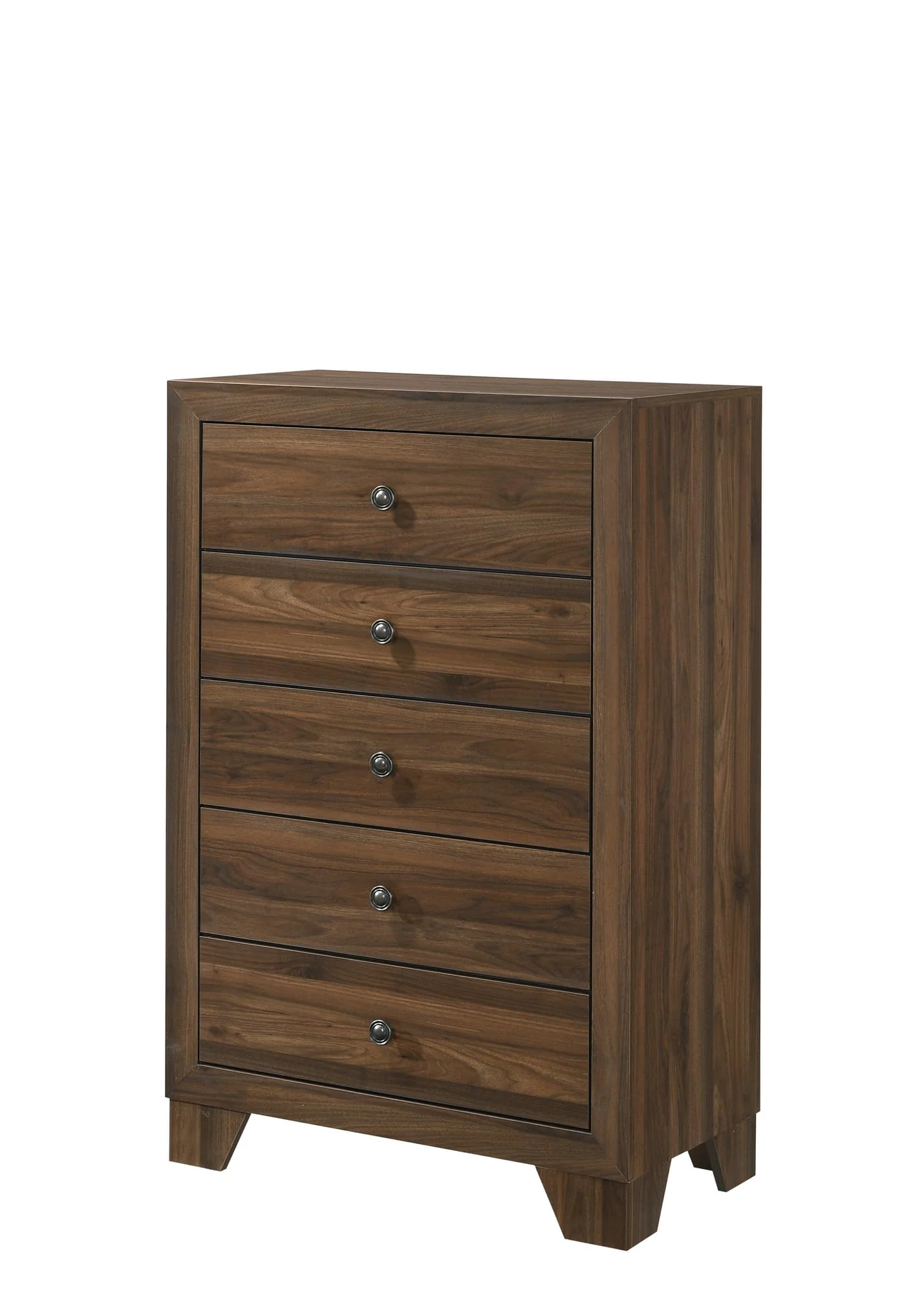 Millie Chest Brown Cherry 5 Drawers - Image 1