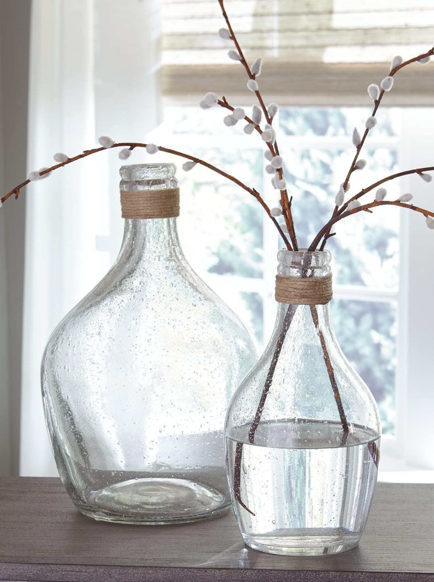 Marcin Clear Vase (Set of 2) - Image 1