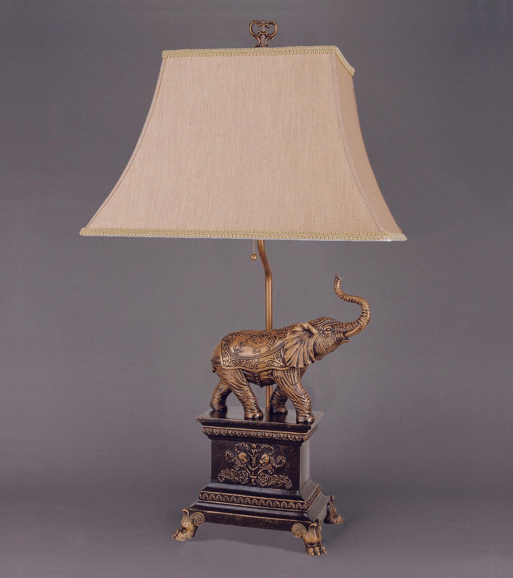 Elephant Bronze Table Lamp