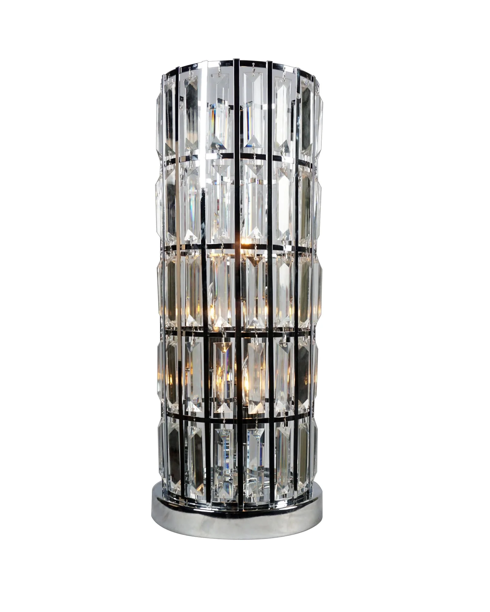 Glam Crystal Black Table Lamp - Image 1