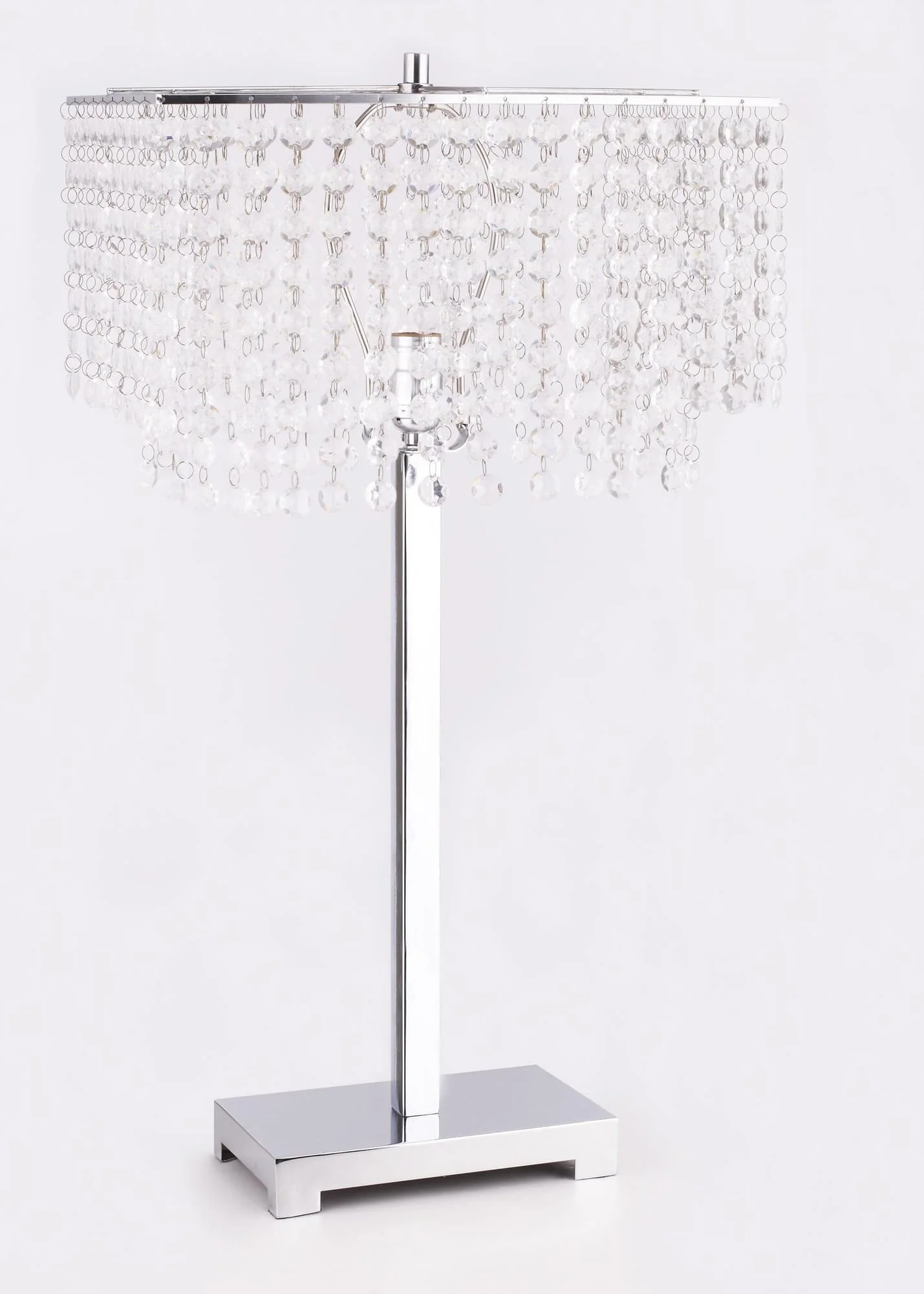 Vina Rain Drop Glass Table Lamp - Image 1