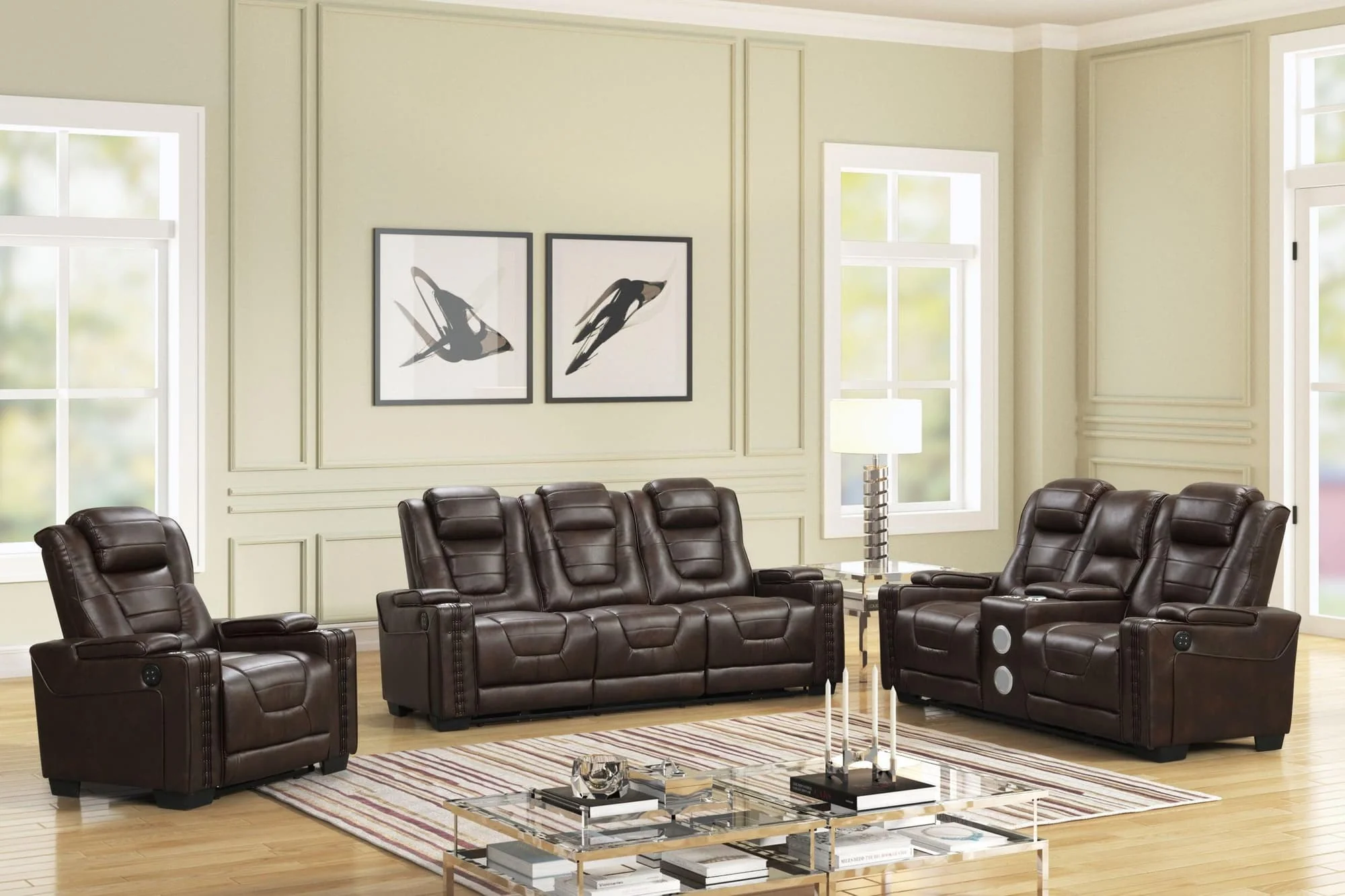 Eric Brown 3-Piece Power Reclining Set - Image 1