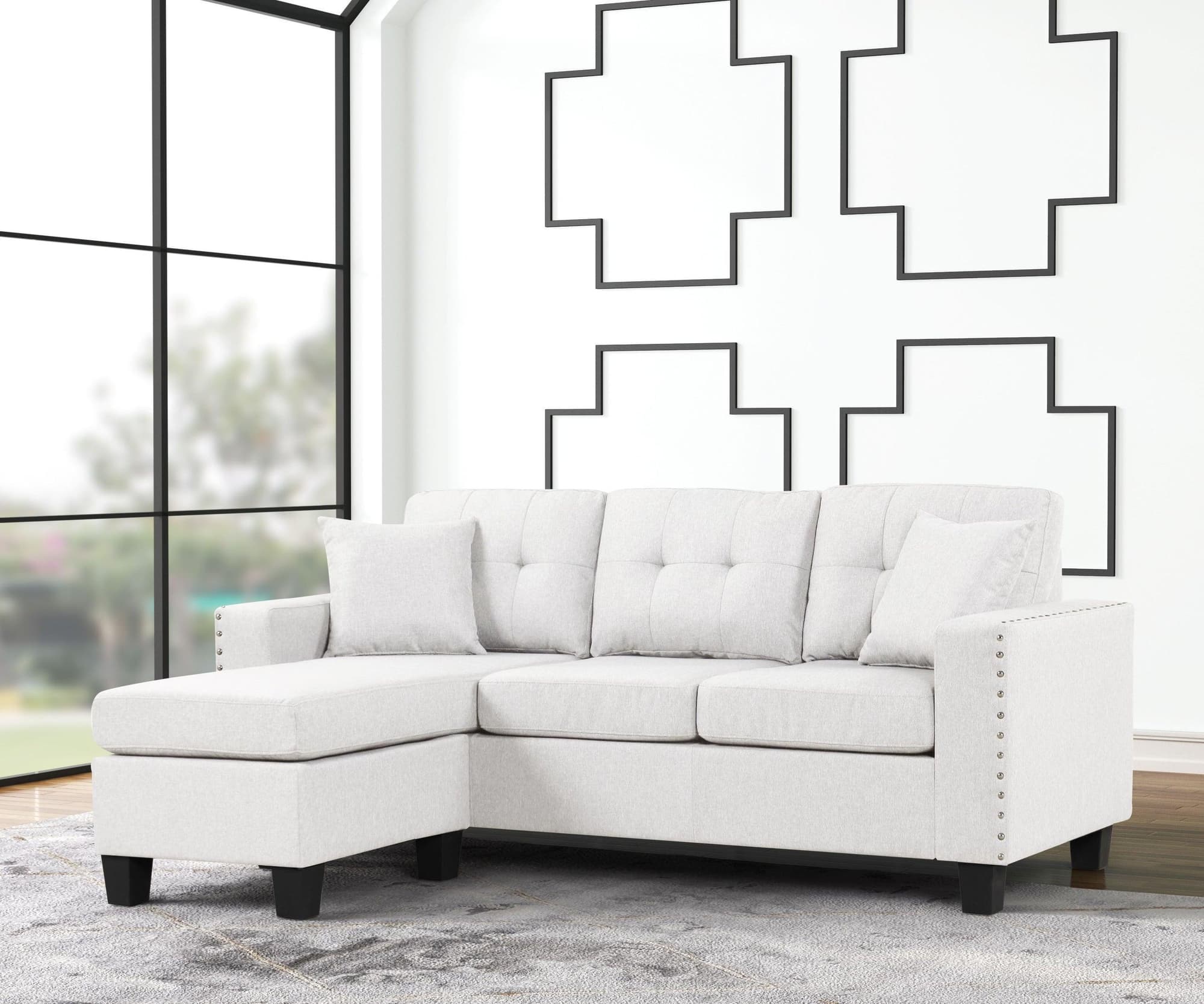 Cris Sand Reversible Sectional - Image 1