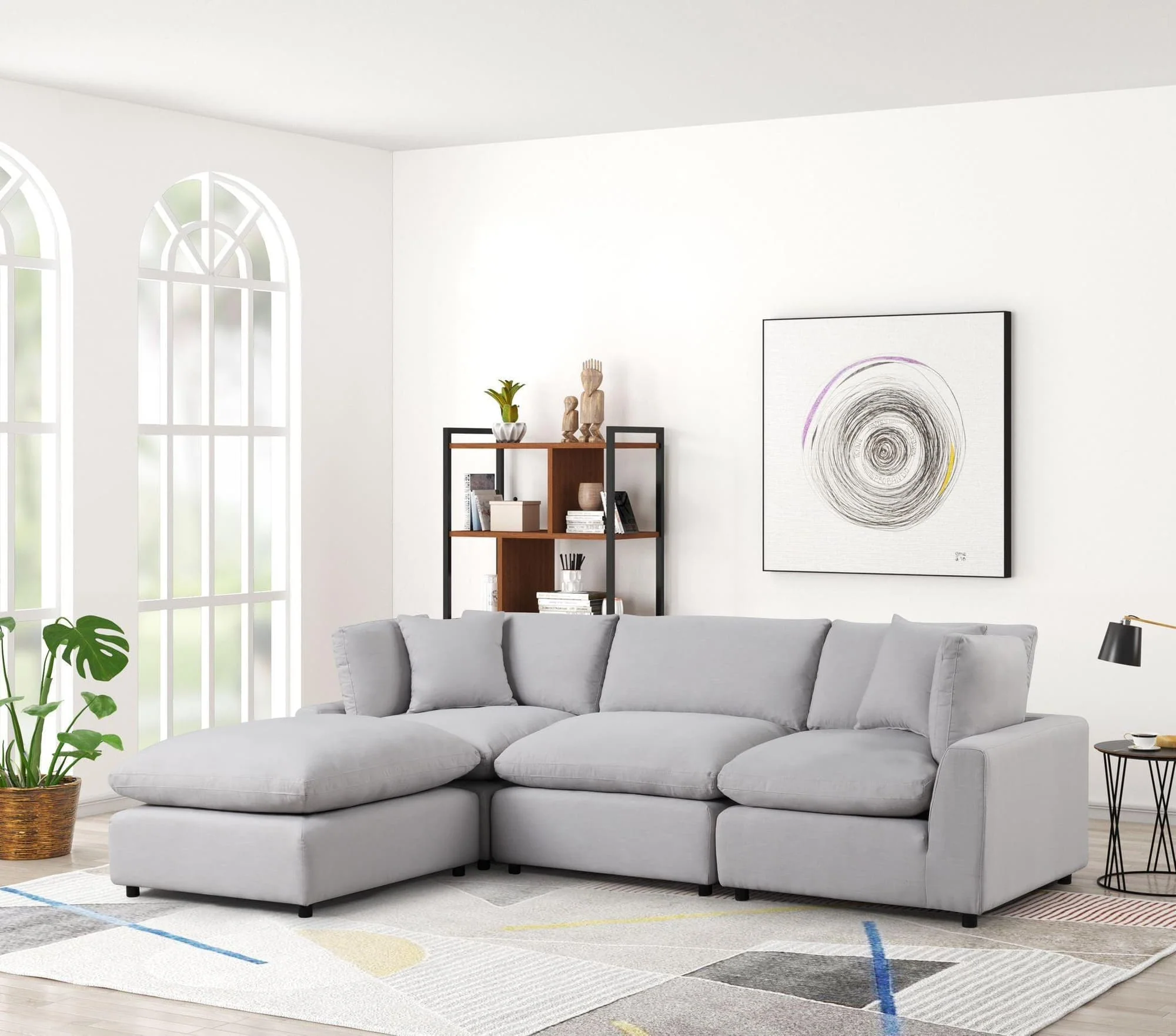 Sky Gray Modular Sectional - Image 1