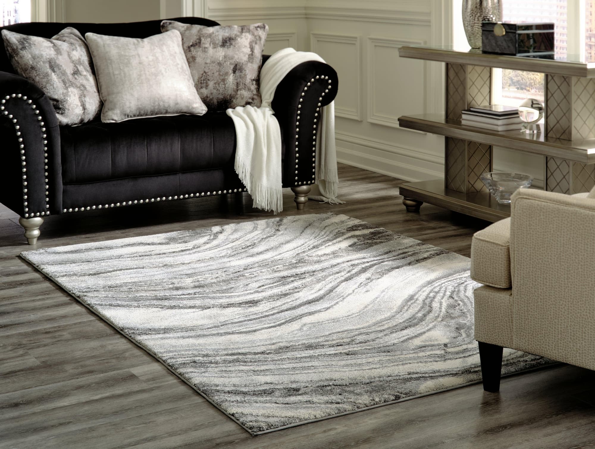 Wysdale Ivory Gray 7’10” X 10’3″ Rug
