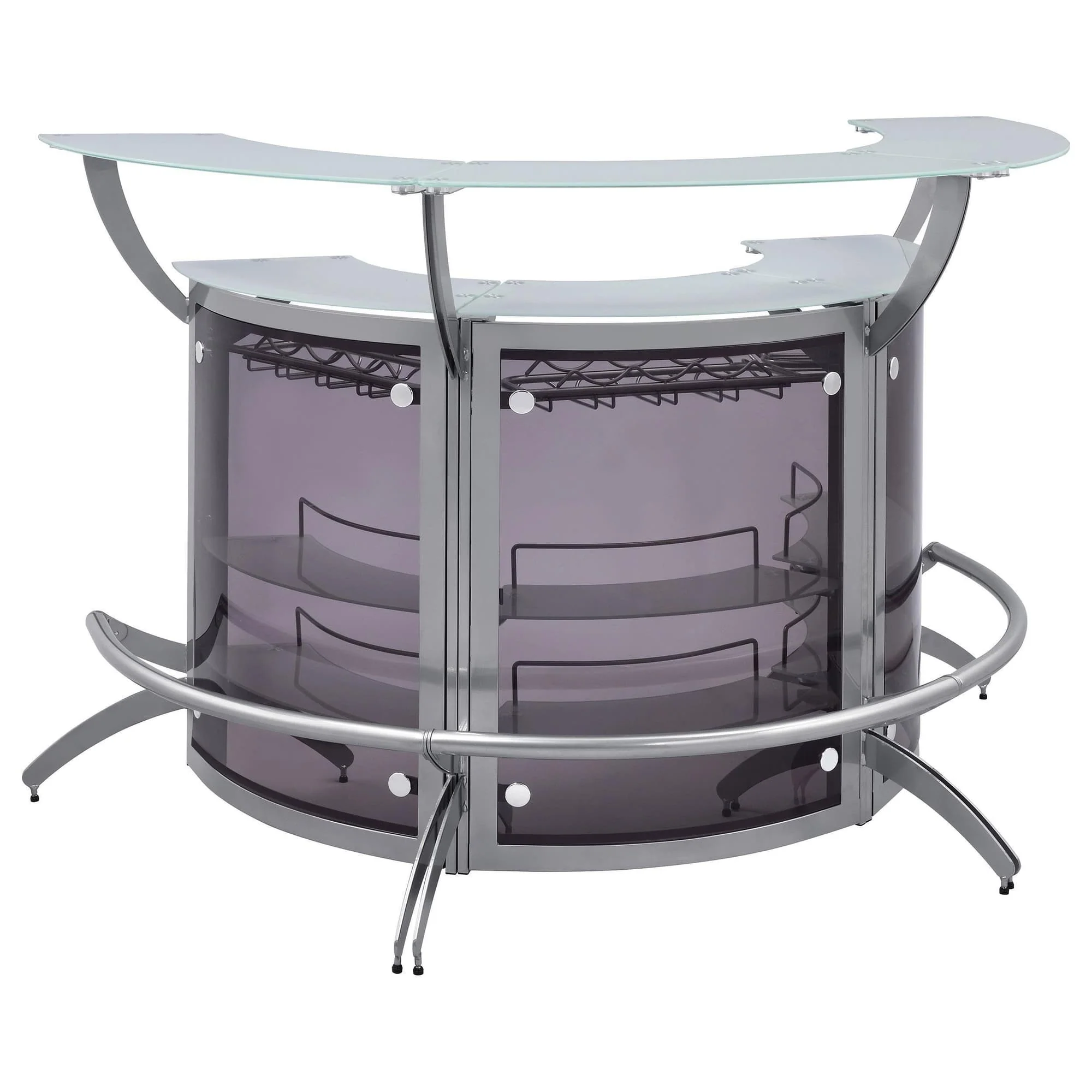 Bar Unit Smoked Silver (Set of 3)
