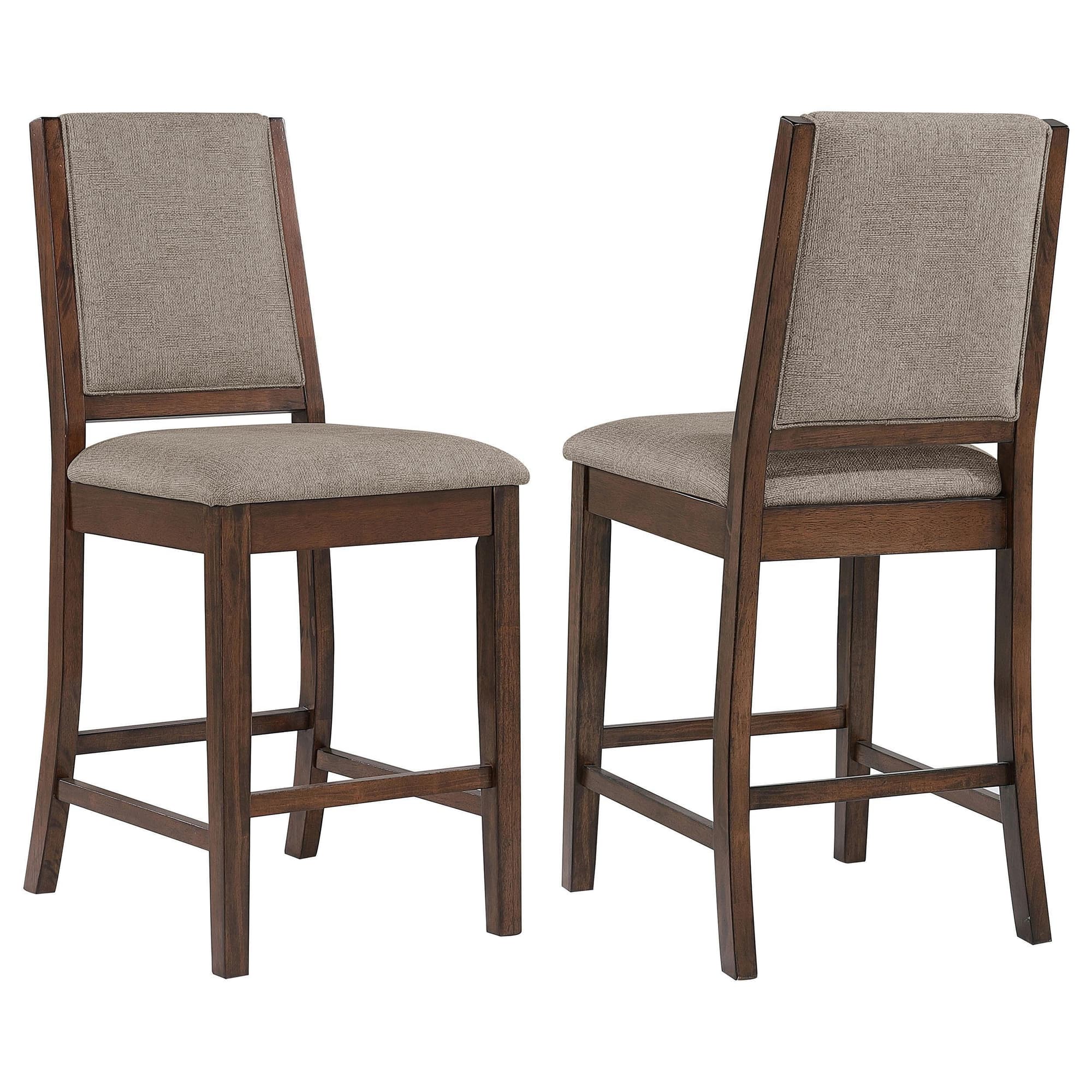 Patterson Upholstered Counter Chair Mango Oak (Set of 2) - Image 1