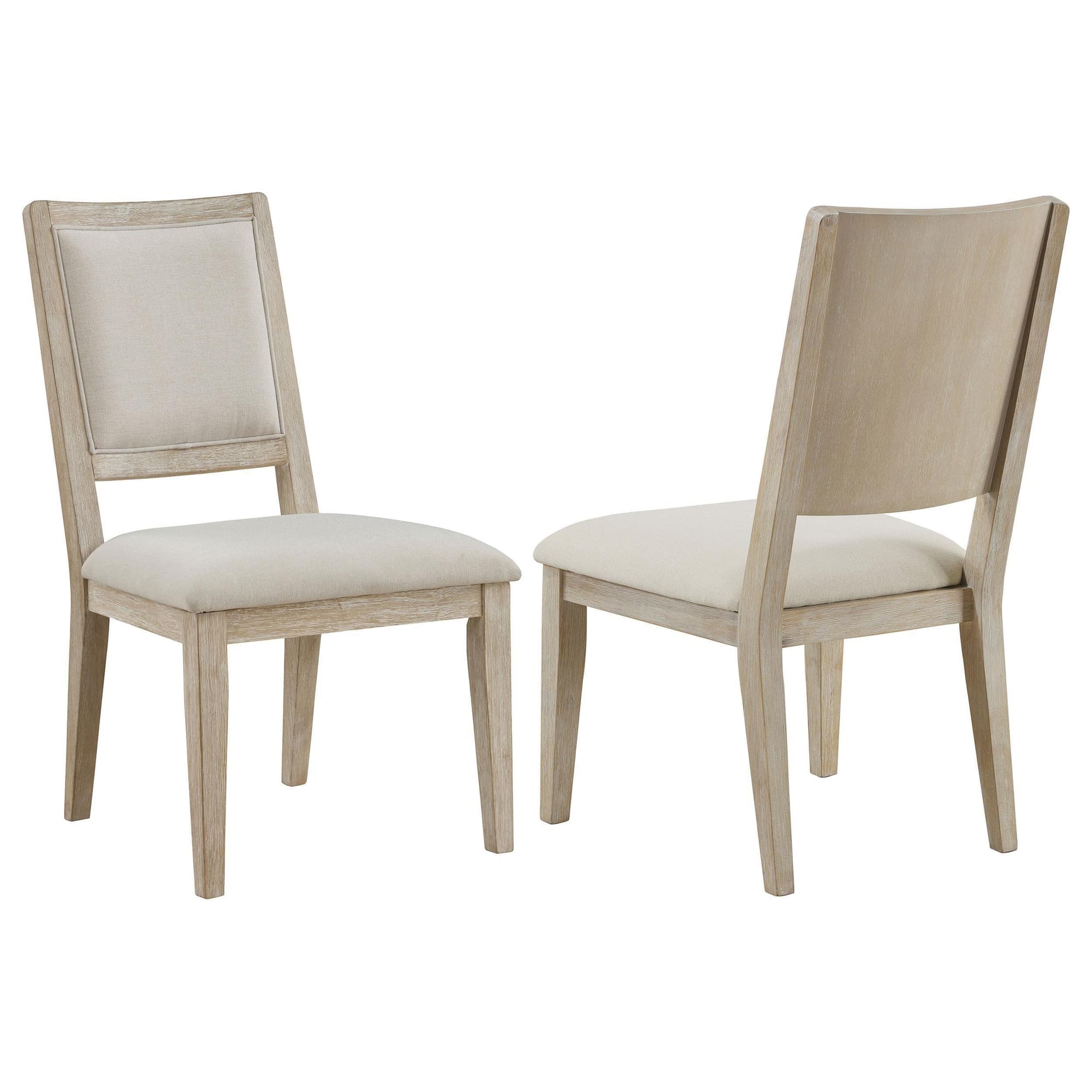 Trofello Cushioned Dining Side Chair White Washed (Set of 2) - Image 1