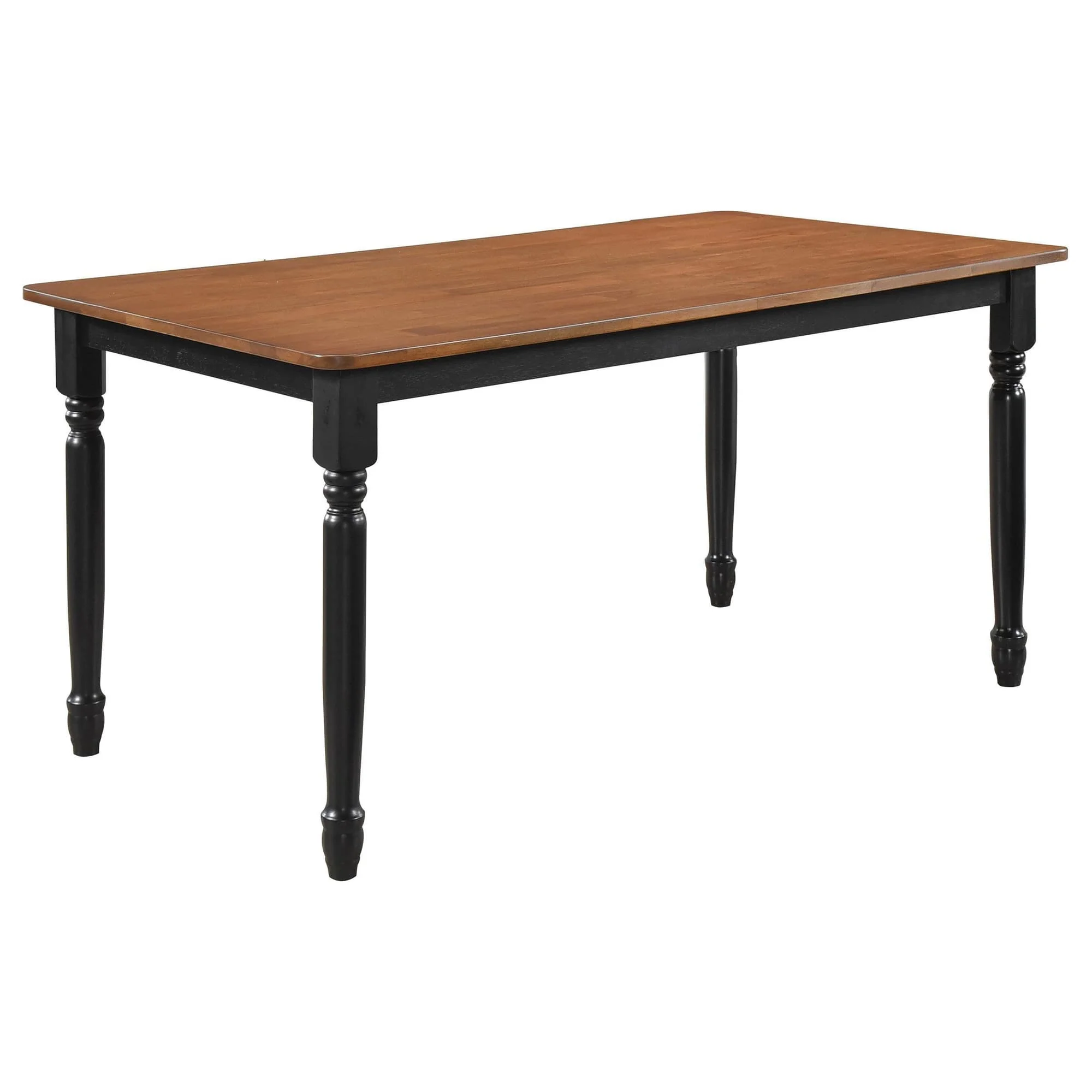 Hollyoak Rectangular 63 inch Wood Dining Table Walnut - Image 1