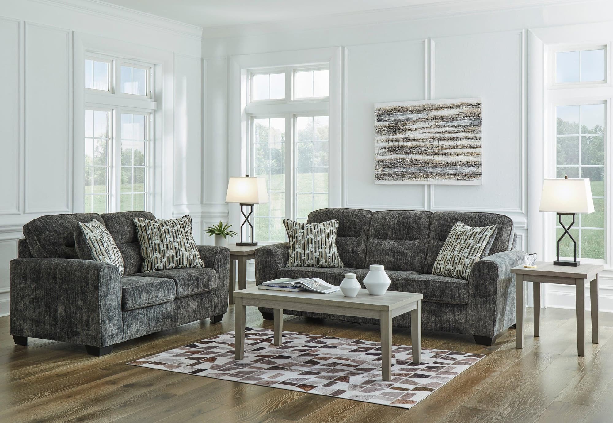 Ashley 505-04 Sofa Loveseat - Image 1