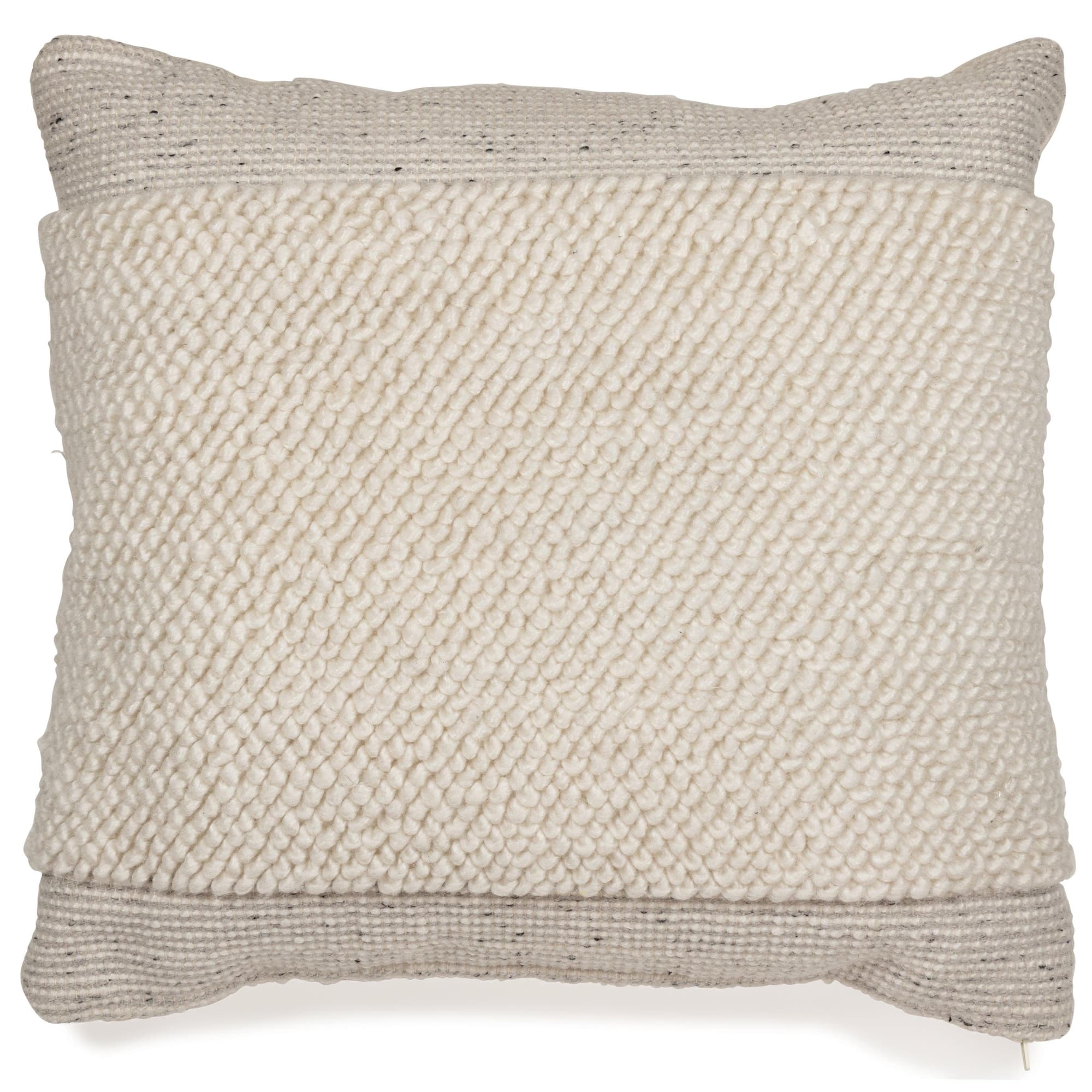 Rowcher Gray White Pillow (Set of 4) - Image 1